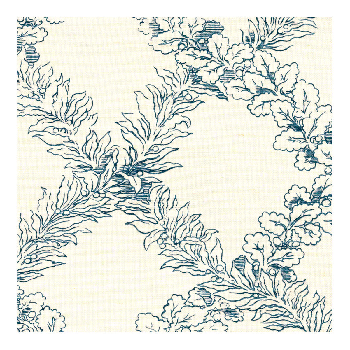 Leaf Trellis-Blue