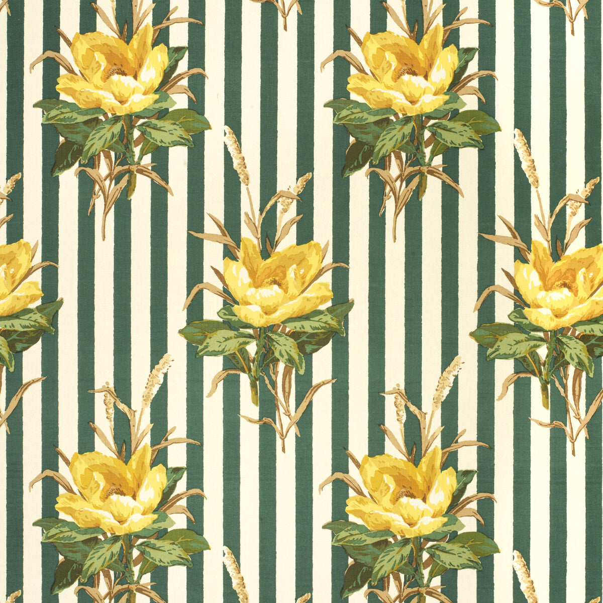 Melba Flower Stripe-Yello