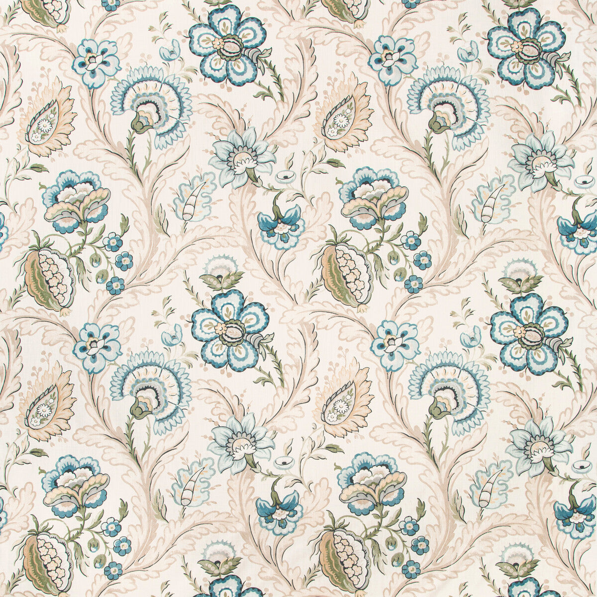 Wimberly Print-Blue/Spring