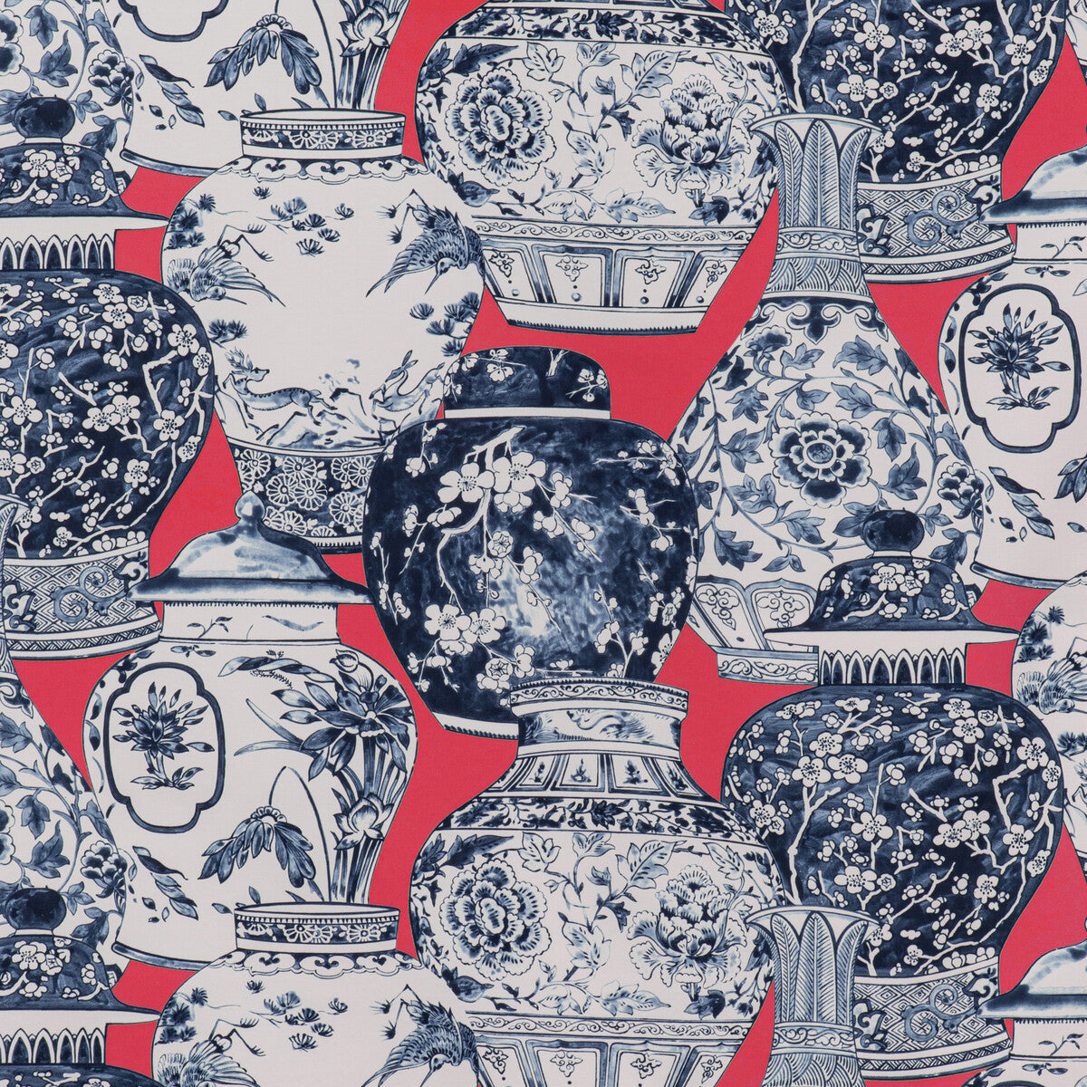 Pandan Print-Chili/Blue