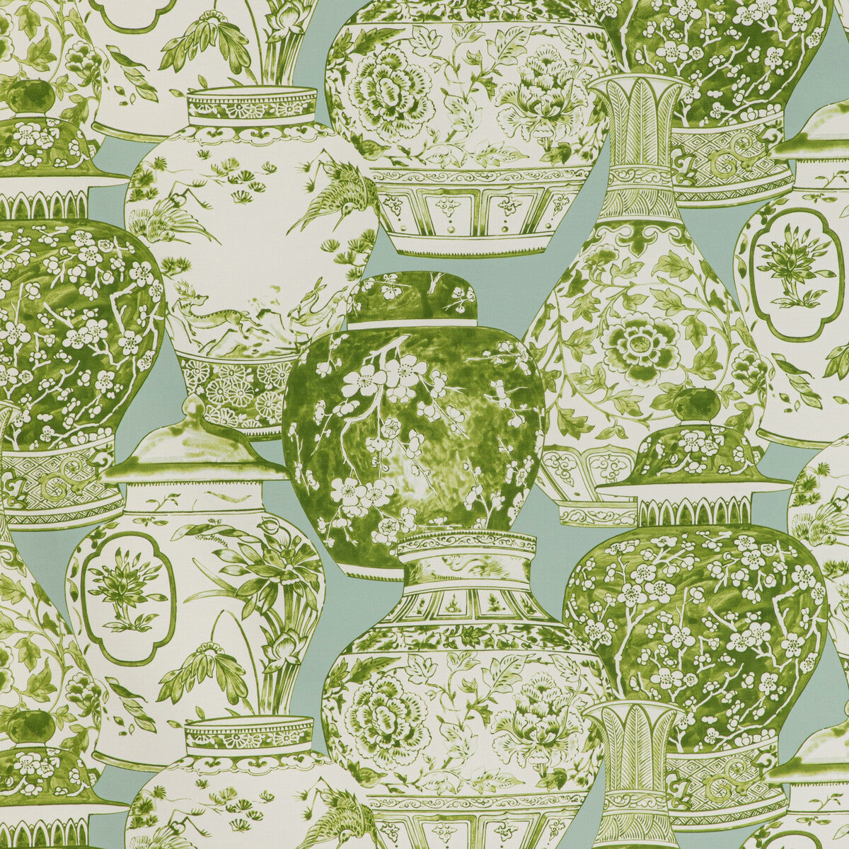 Pandan Print-Mist/Jade