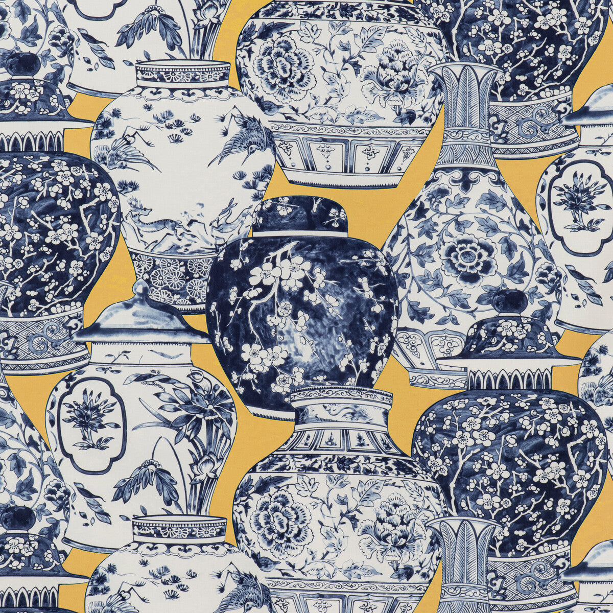 Pandan Print-Maize/Blue