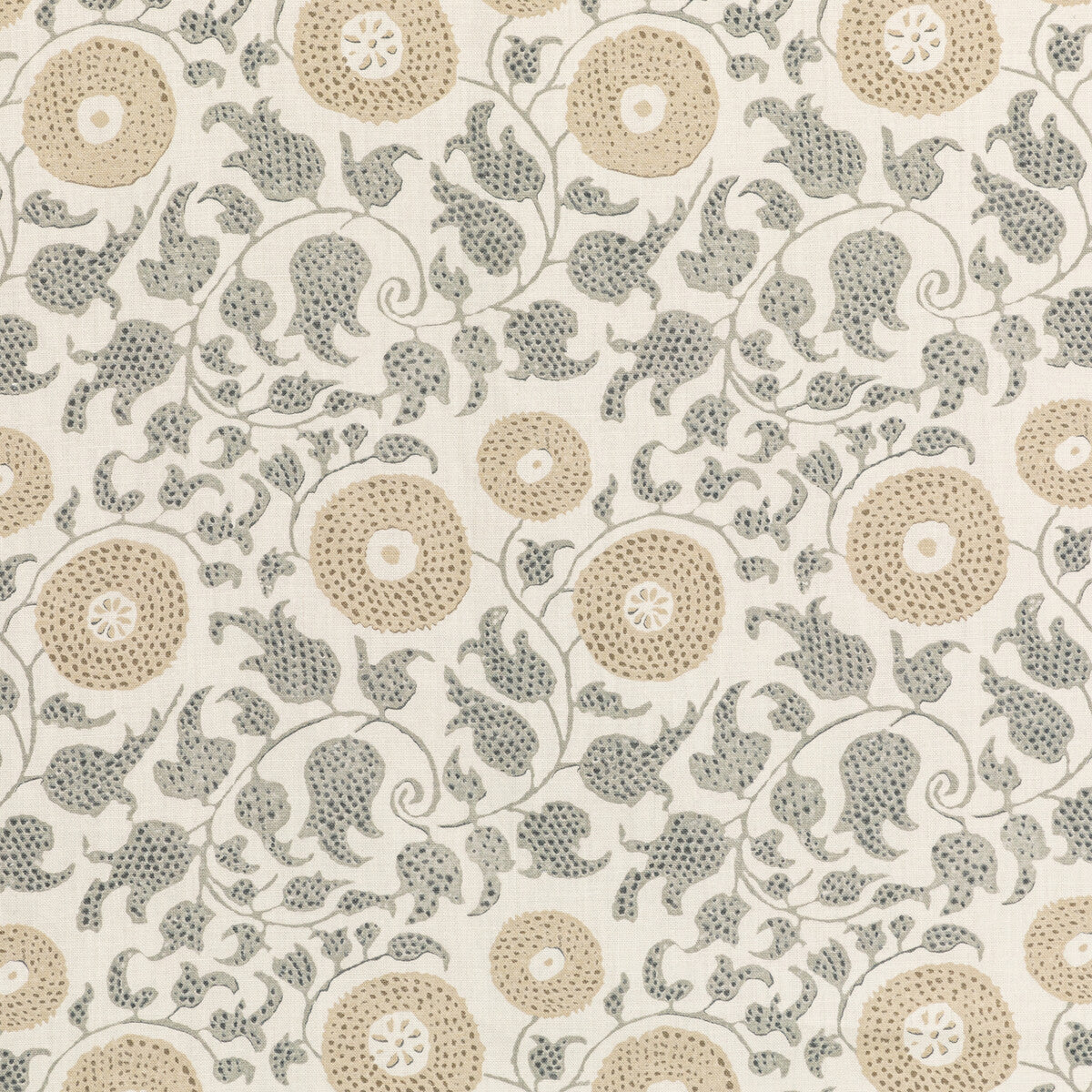 Eldora Print-Flax