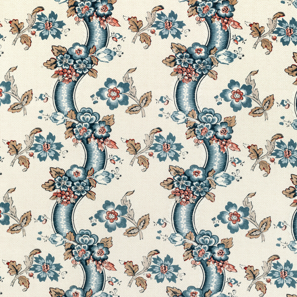 Benday Print-Denim/Berry