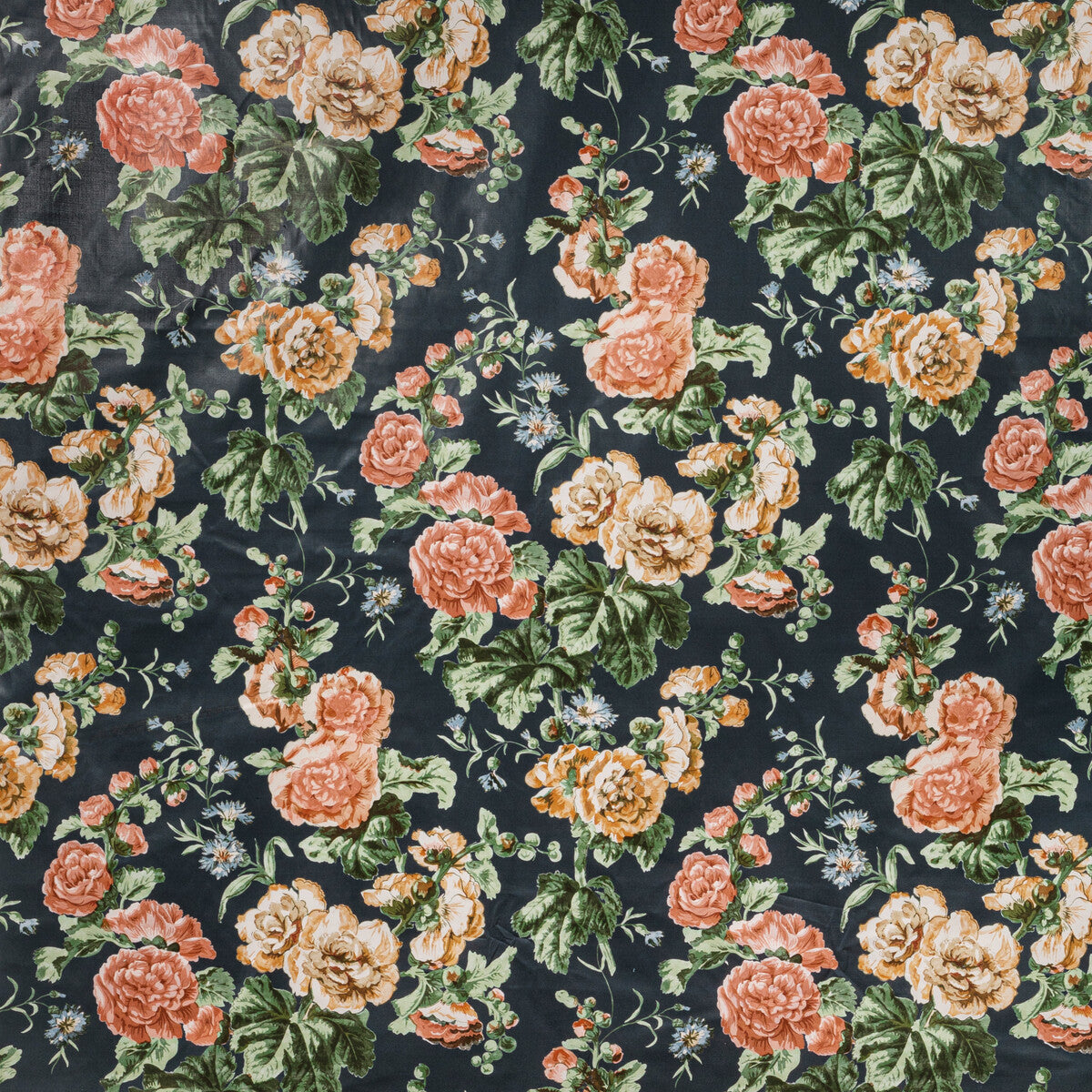 Upton Cotton-Navy/Coral