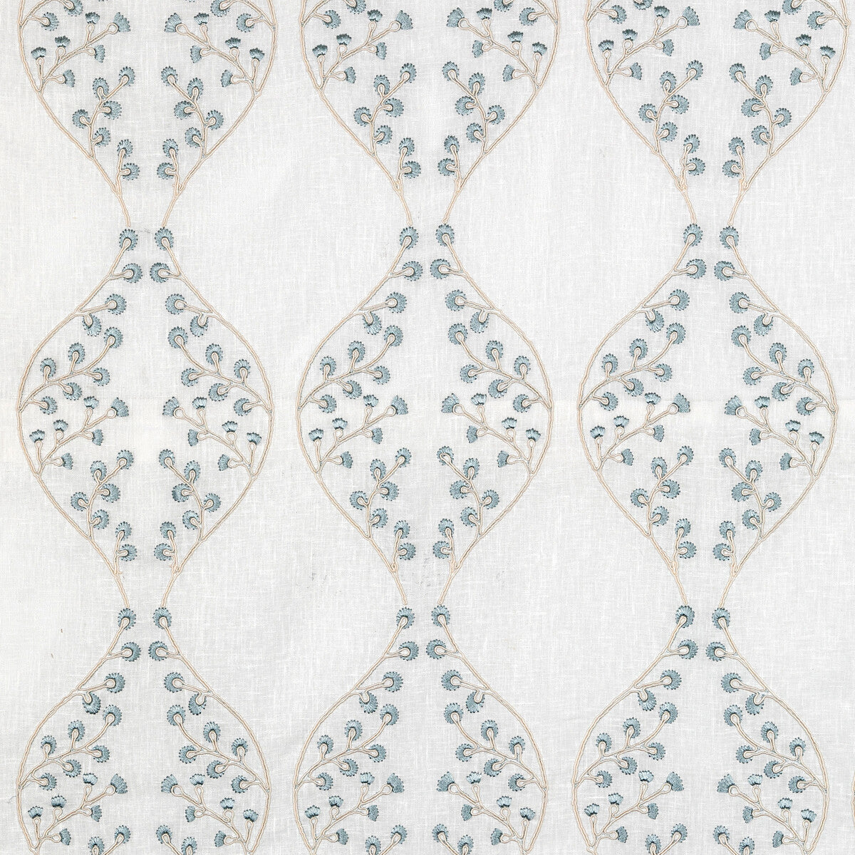 Lillie Sheer-Ivory/Blue