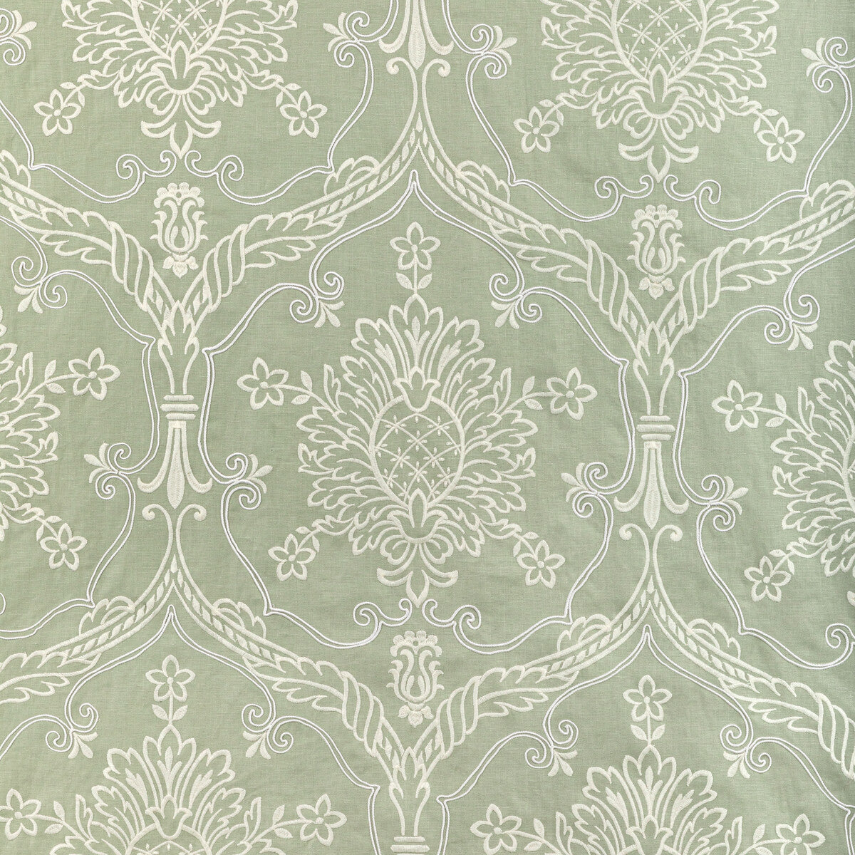 Hayes Embroidery-Celery
