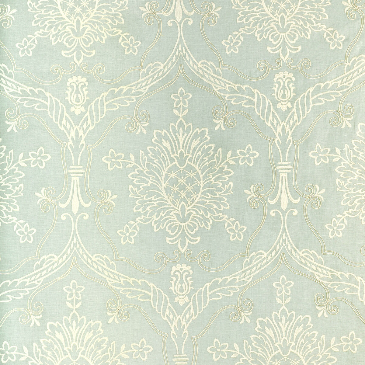 Hayes Embroidery-Aqua