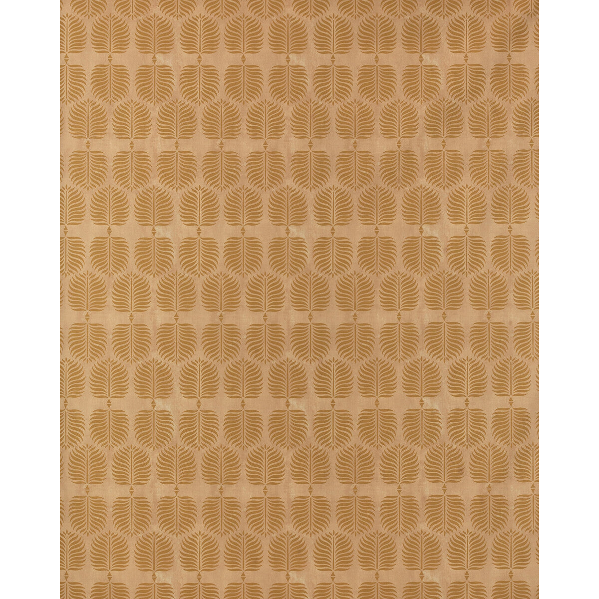 Persia Leaf-Ochre On Pink