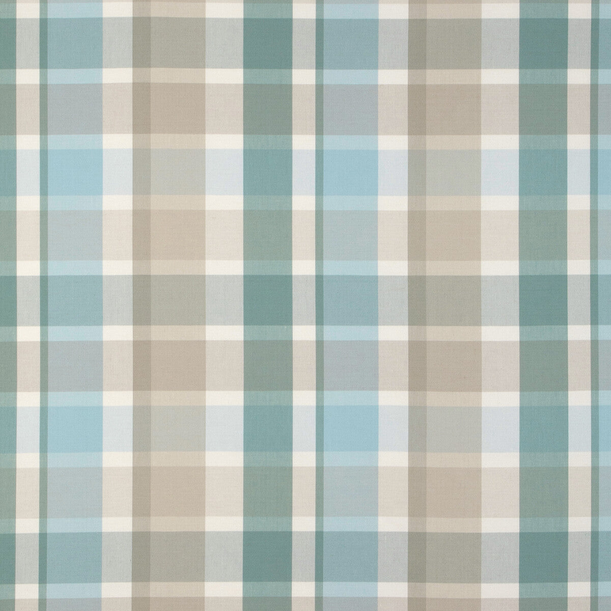 Fisher Plaid-Sky/Stone