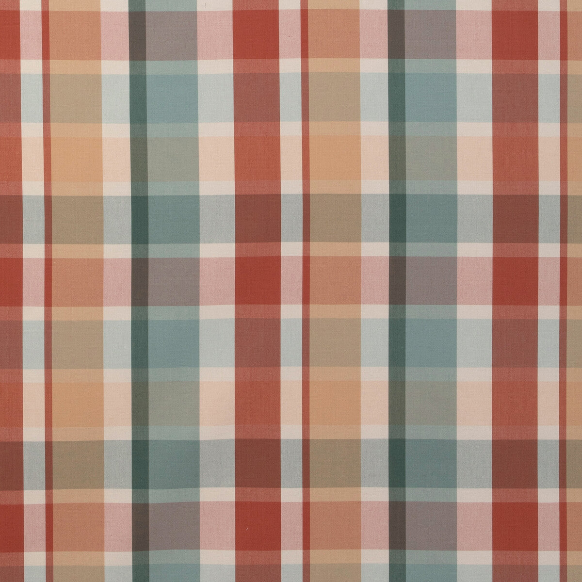 Fisher Plaid-Teal/Spice