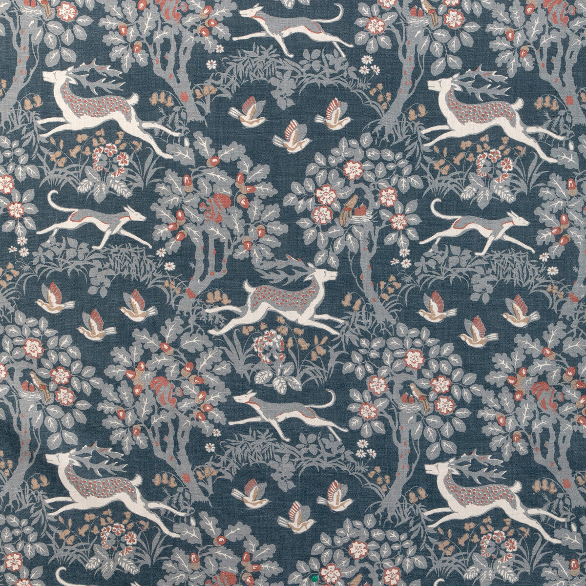 Mille Fleur Print-Denim