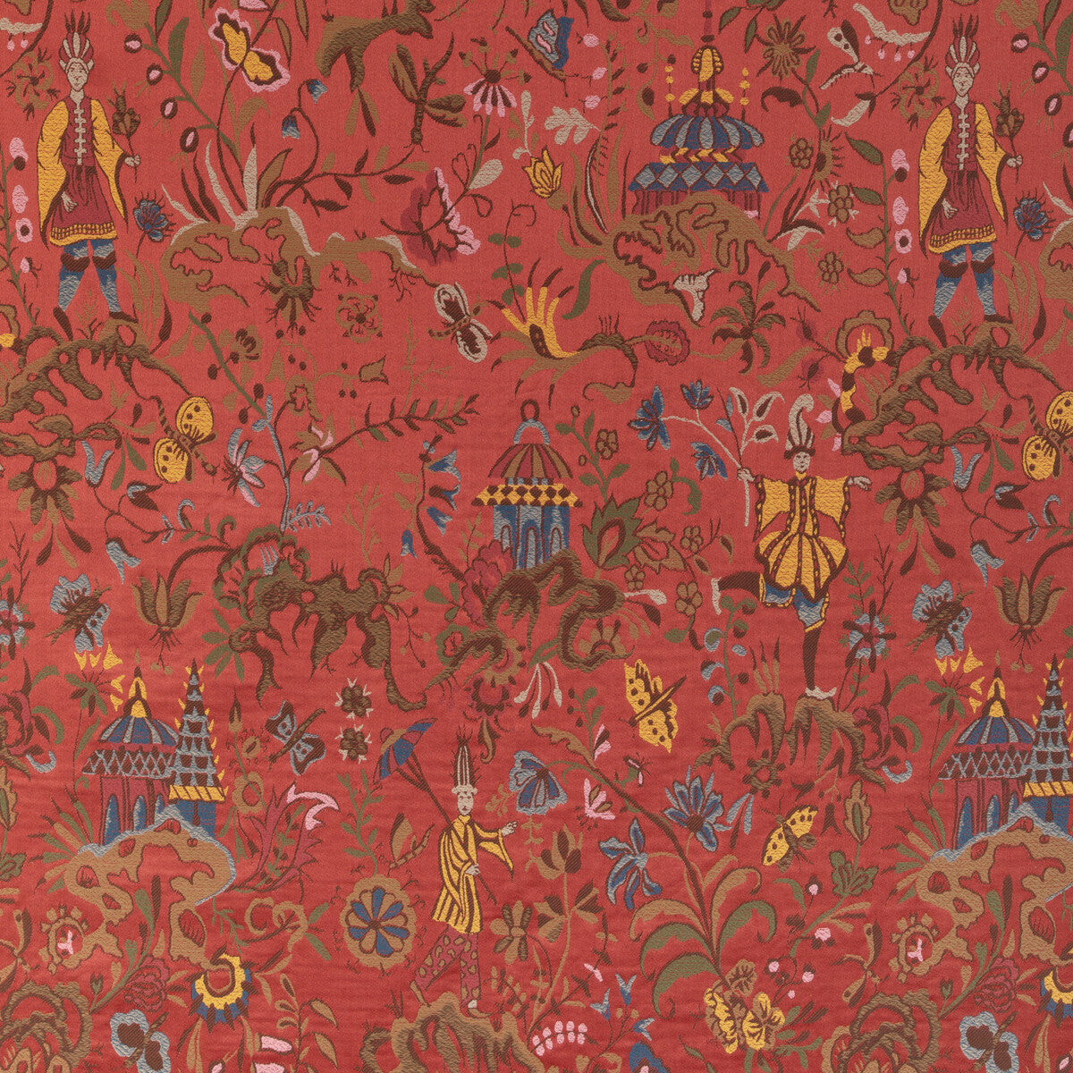 Chinese Brocade-Red