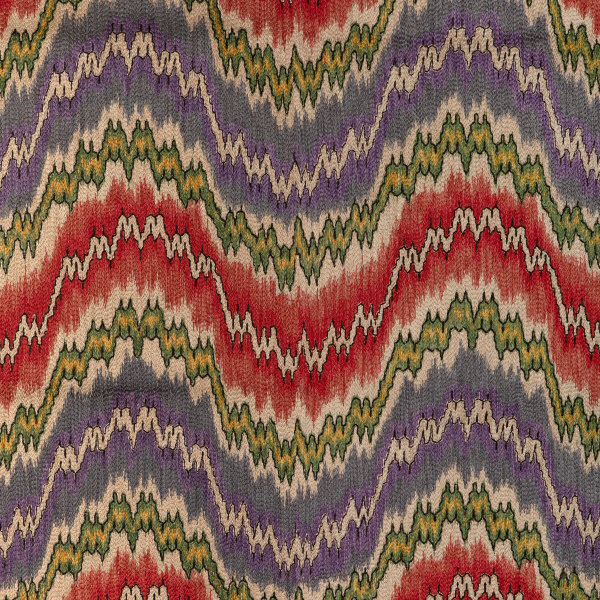 Flame Embroidery-Multi