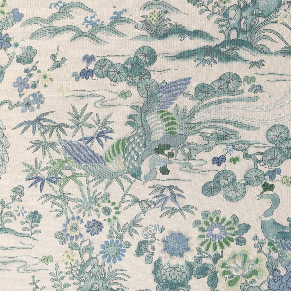 Sakura Print-Teal