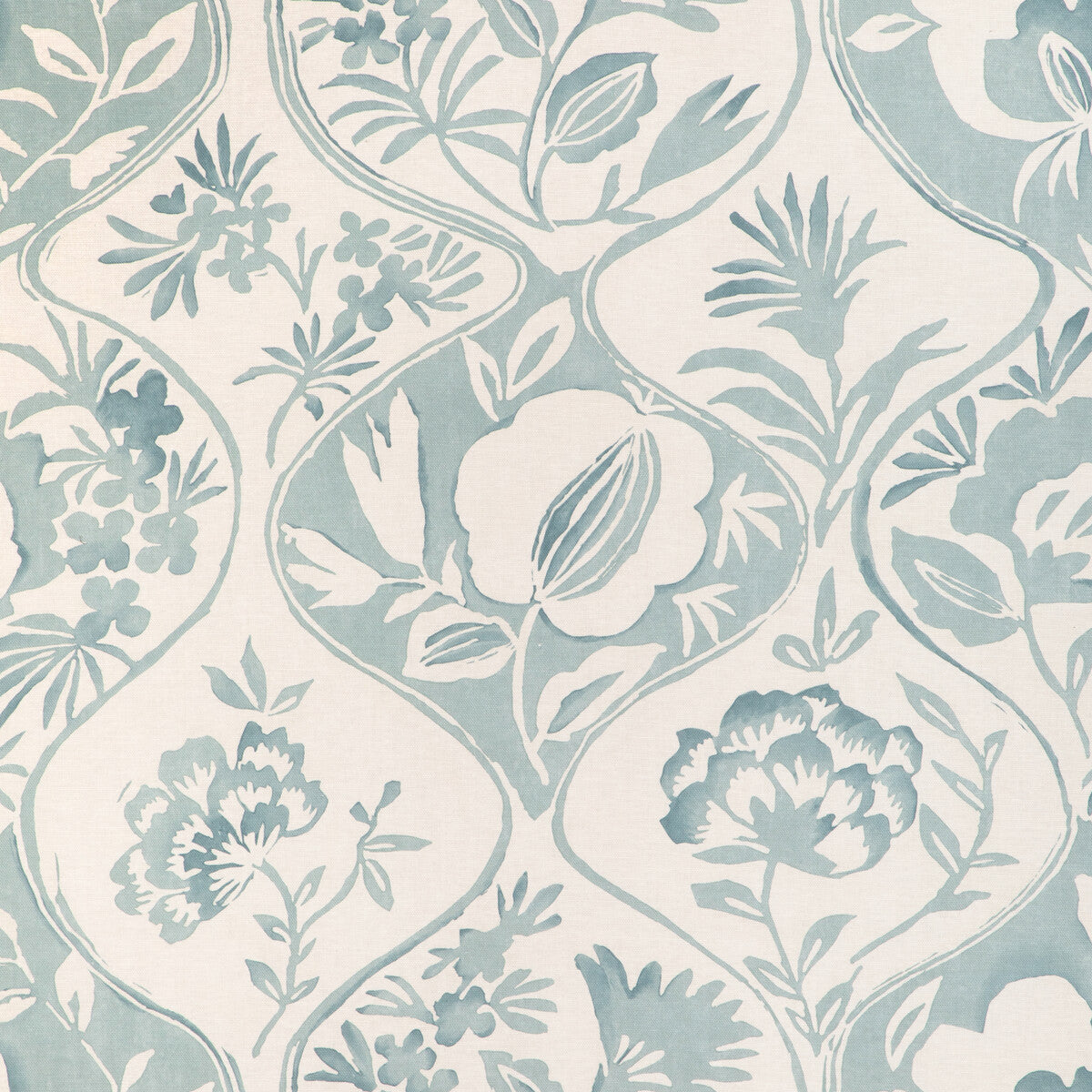 Calathea Print-Aqua
