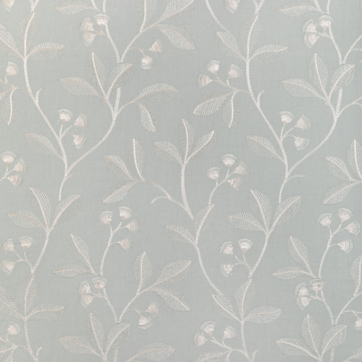 Iris Embroidery-Aqua