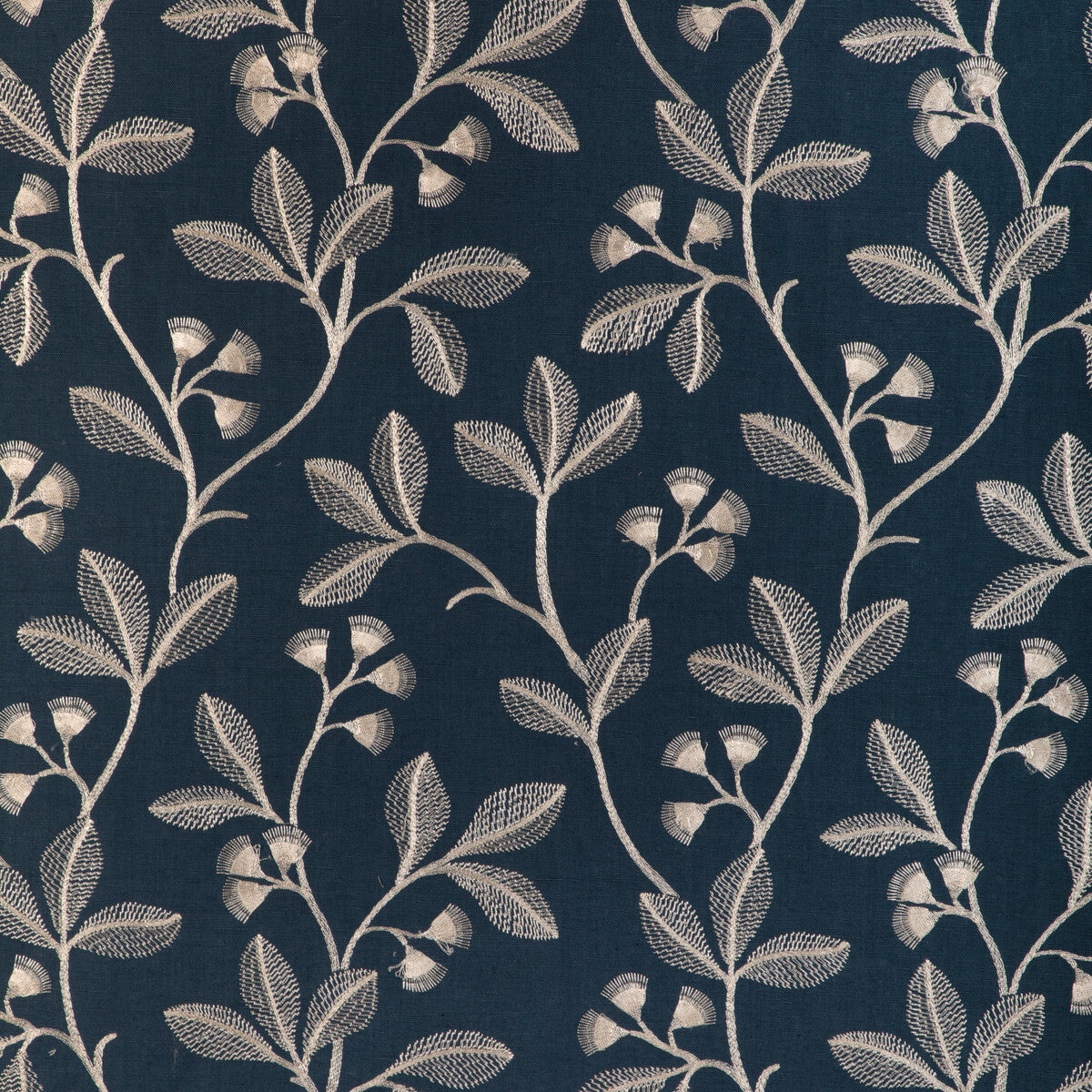 Iris Embroidery-Midnight