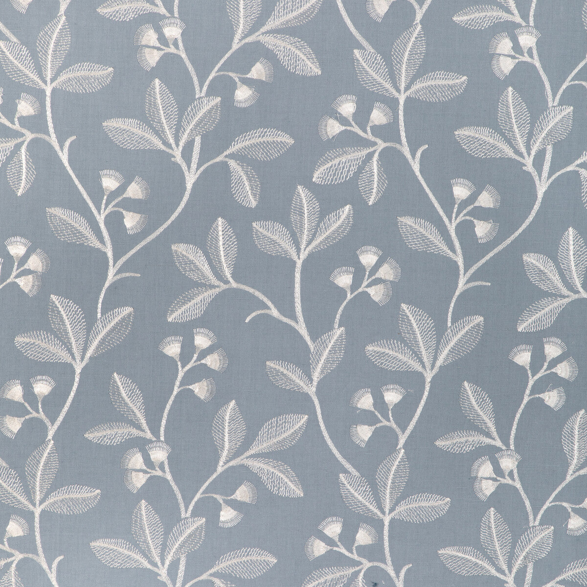 Iris Embroidery-Blue