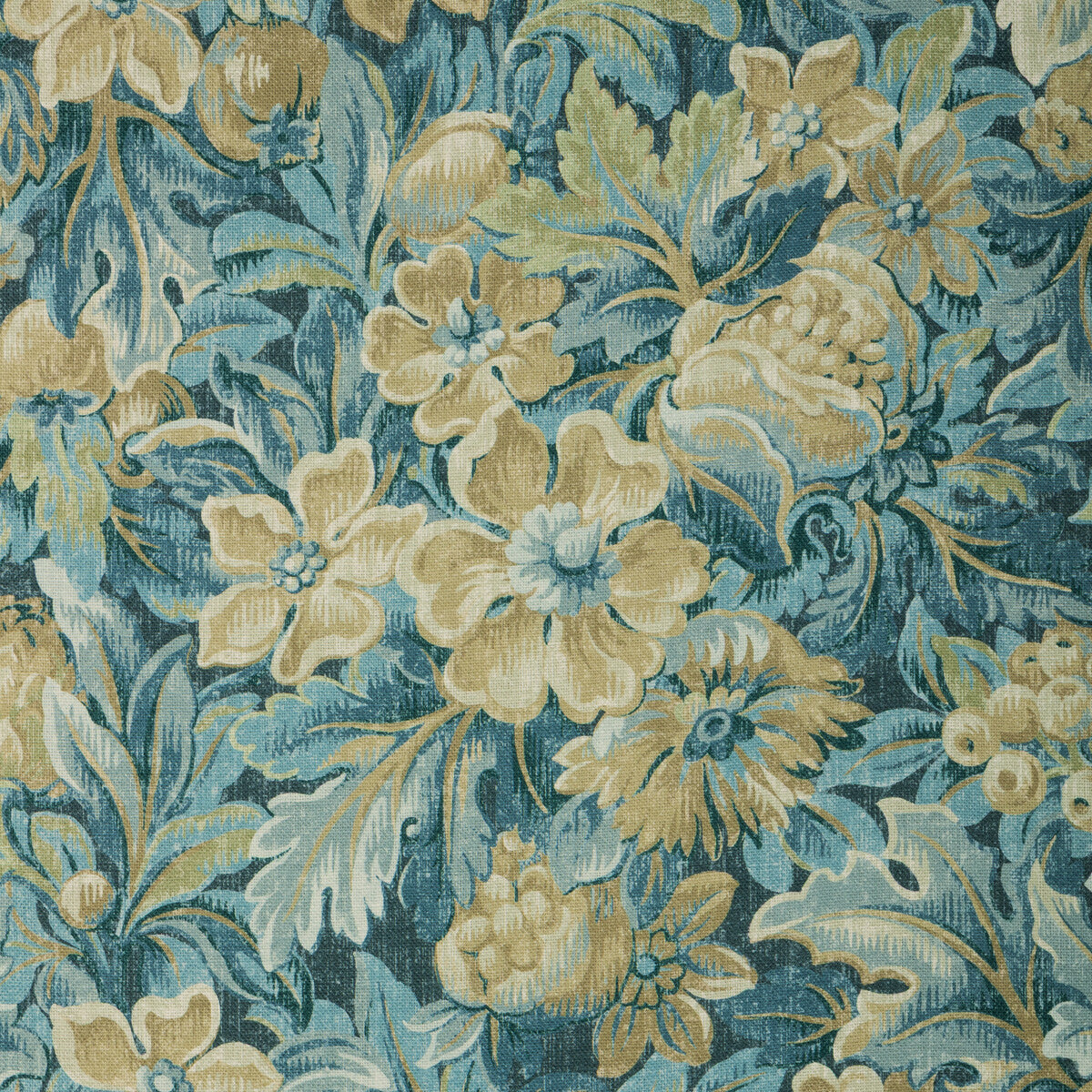 Harper Print-Indigo
