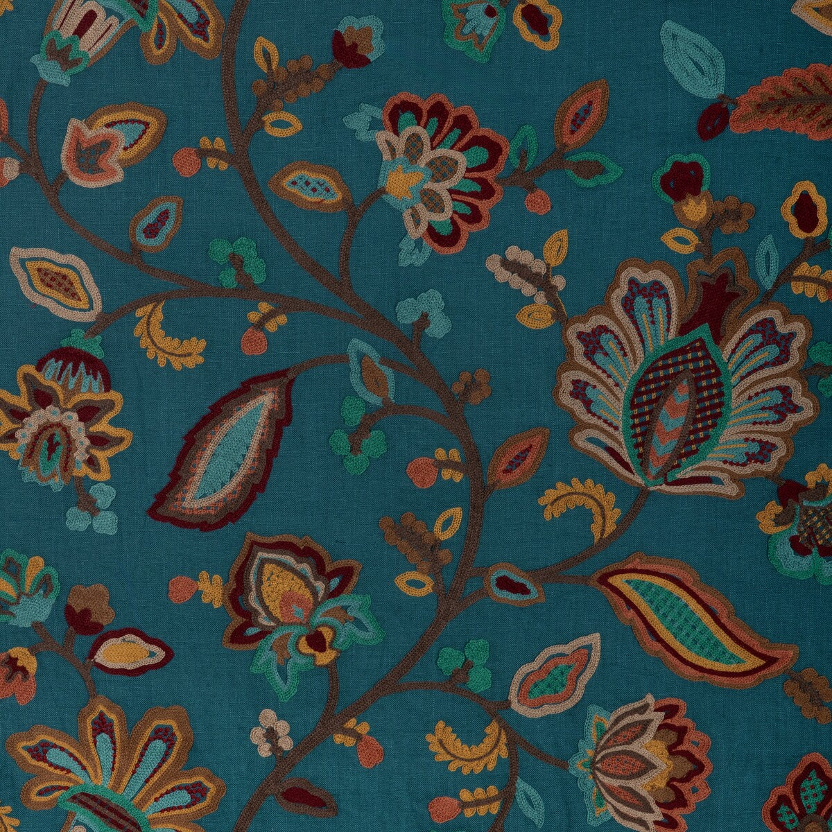 Westfield Emb-Teal/Ochre