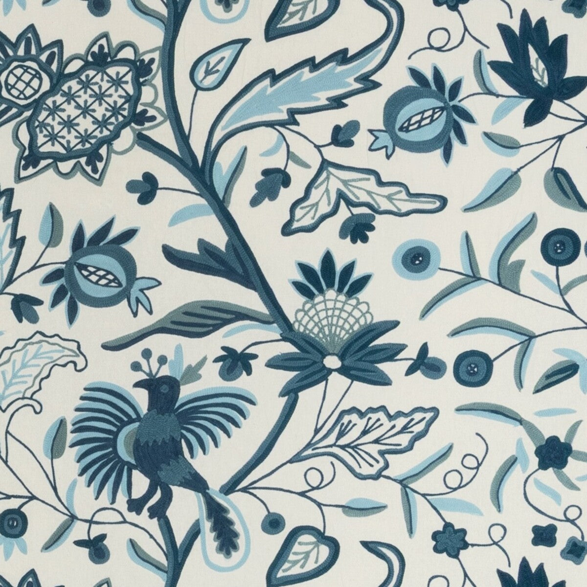 Folkland Emb-Indigo