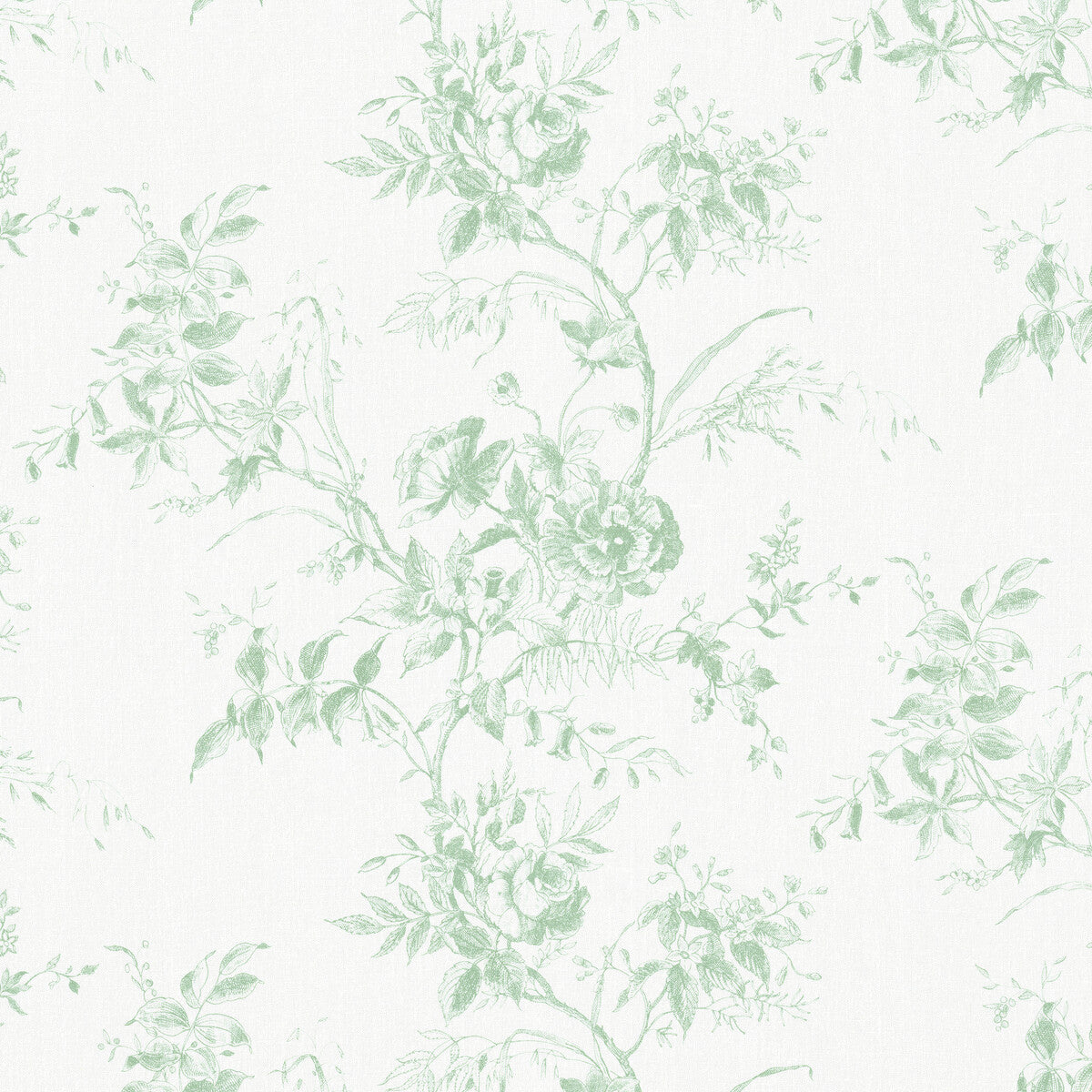 Tea Rose Toile-Leaf