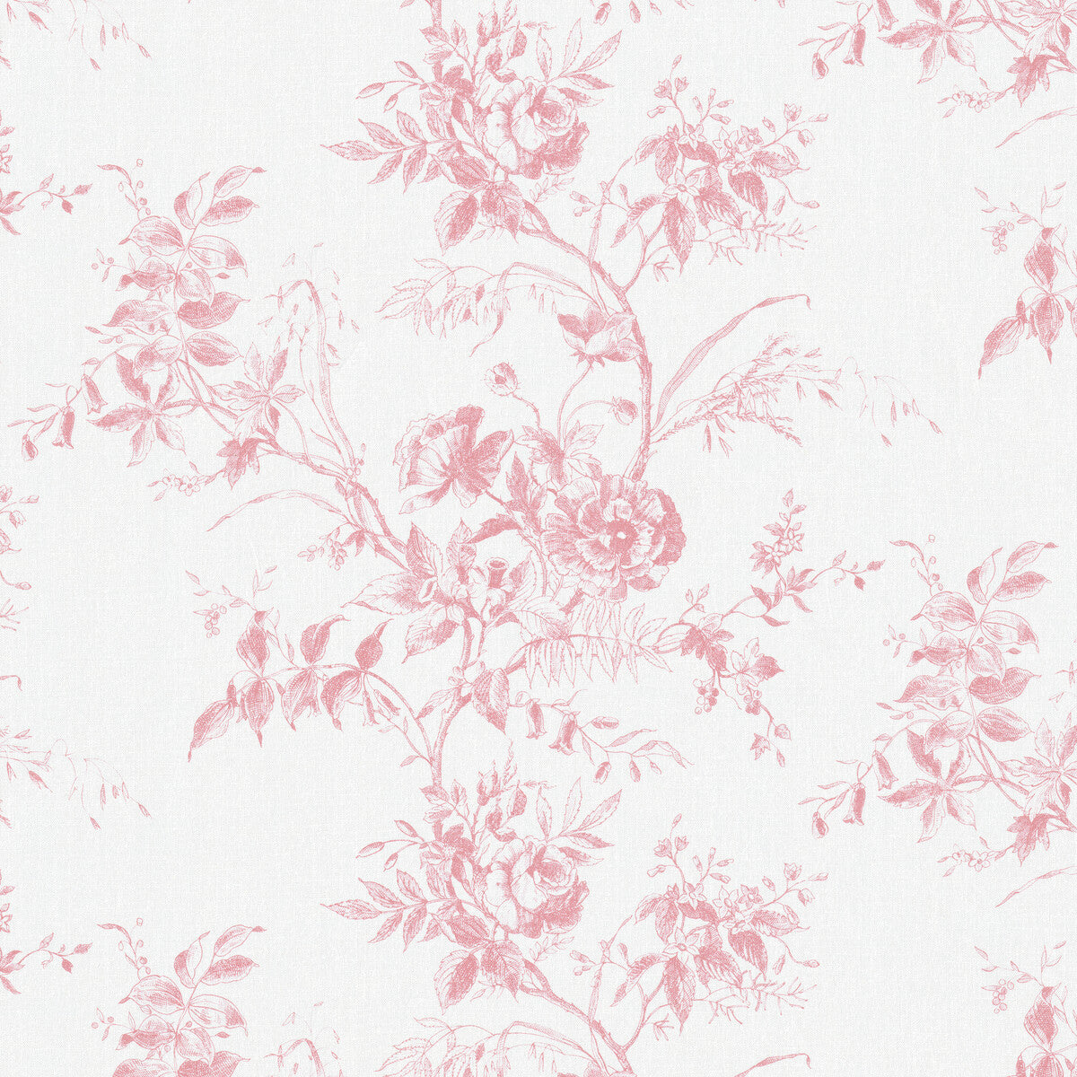 Tea Rose Toile-Rose