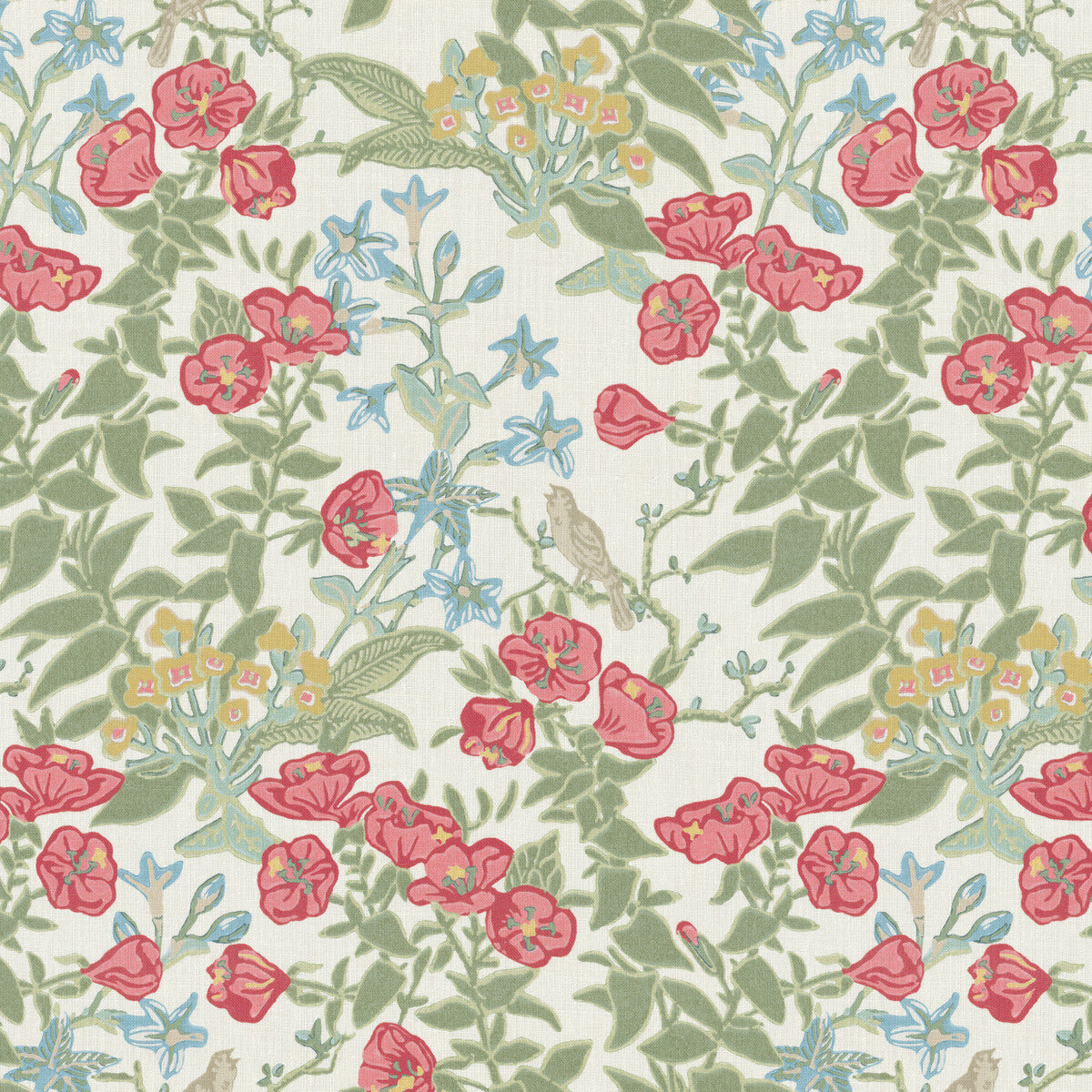 Plumeria Print-Coral