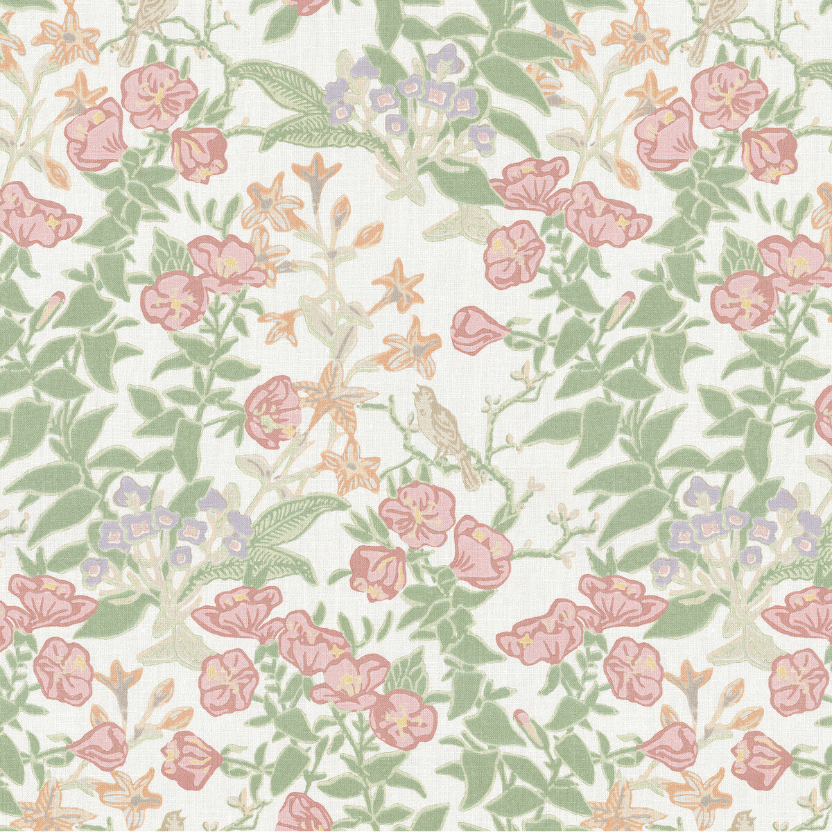 Plumeria Print-Rose
