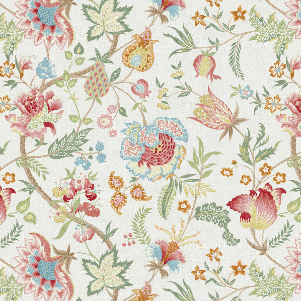 Arundel Print-Coral