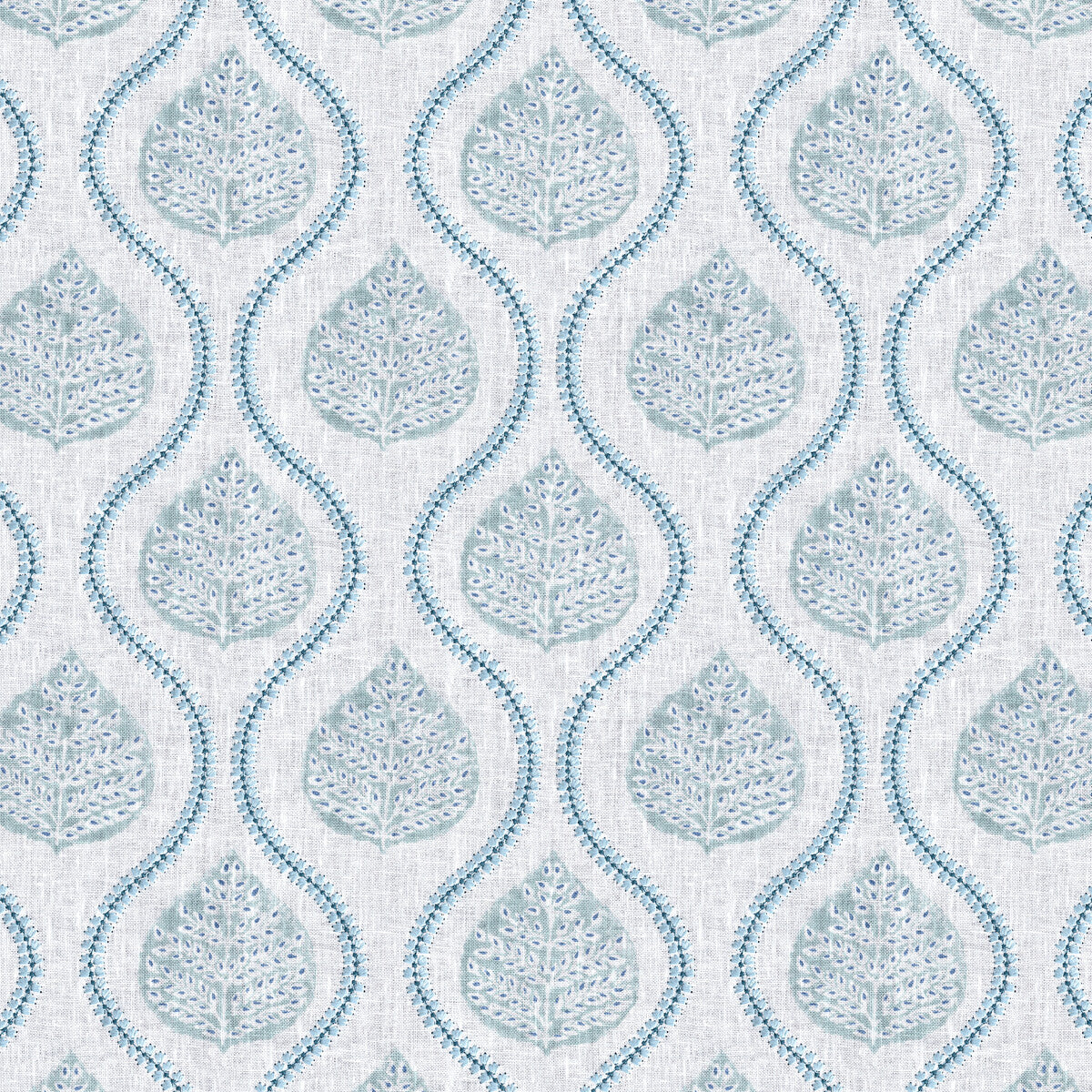Elsie Print-Teal
