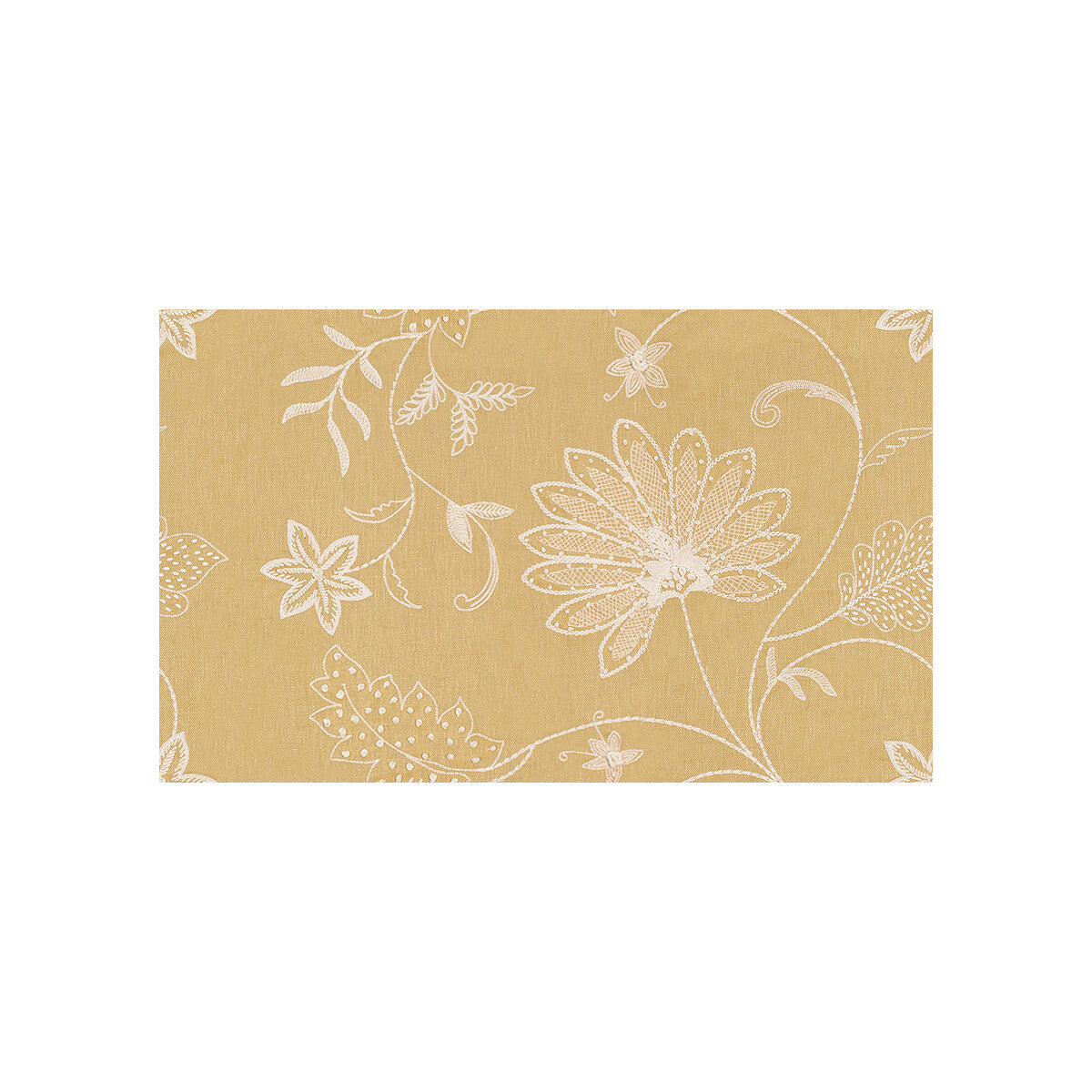 Hand Embroidery-Saffron