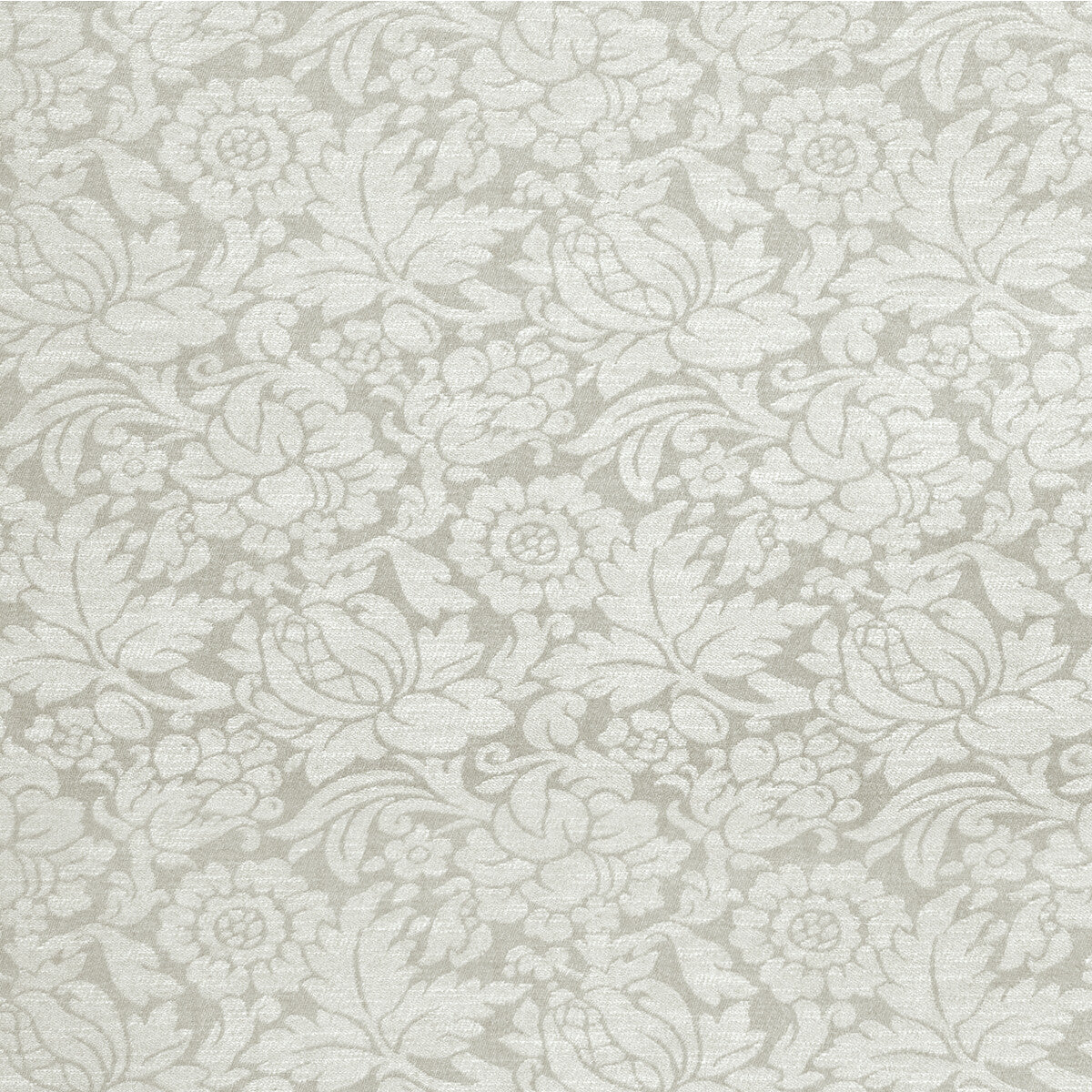 Shabby Damask-Snow