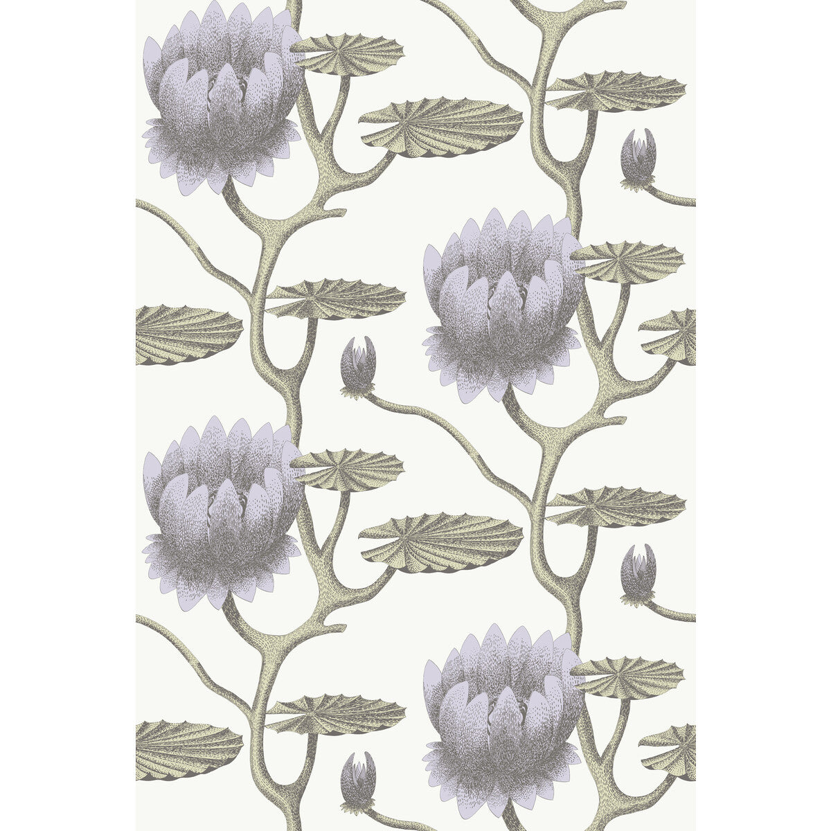 Summer Lily-Lilac/Grn/Wt