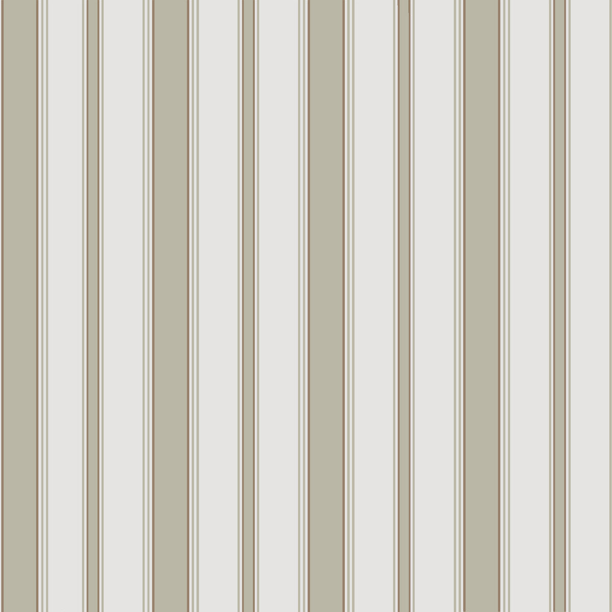 Cambridge Stripe-Olive/White