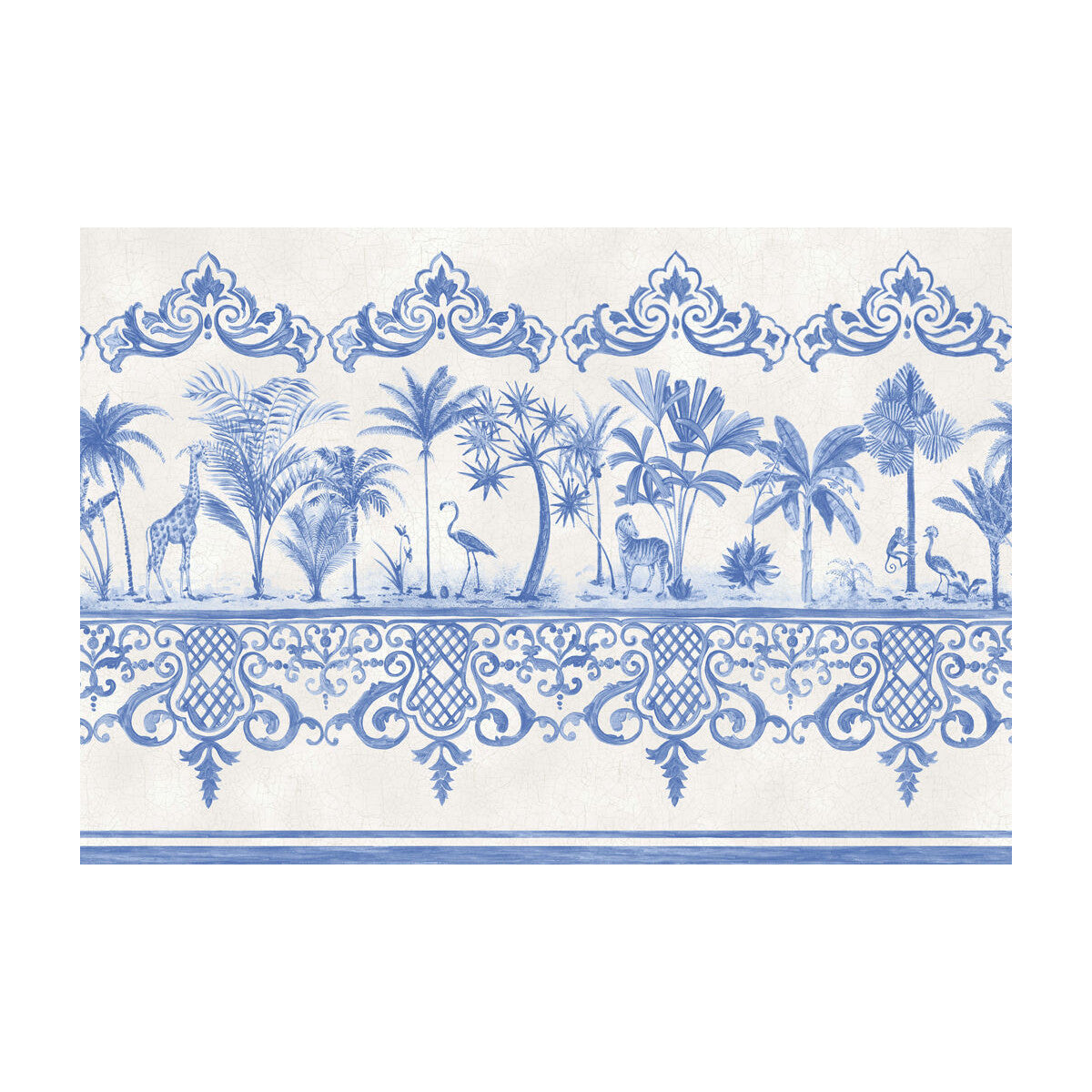 Rou Border-Cobalt Blue