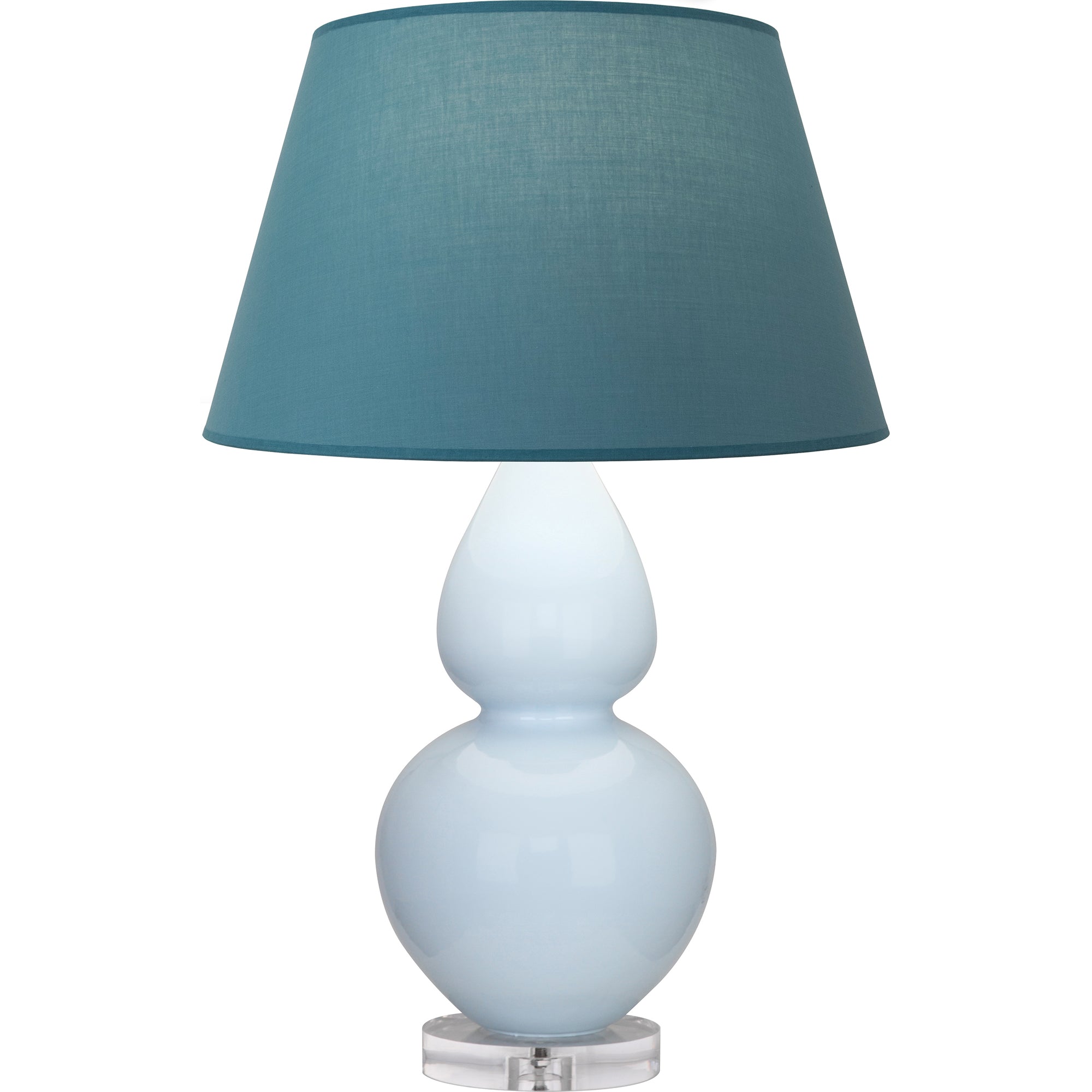 A676B | Baby Blue Double Gourd Table Lamp