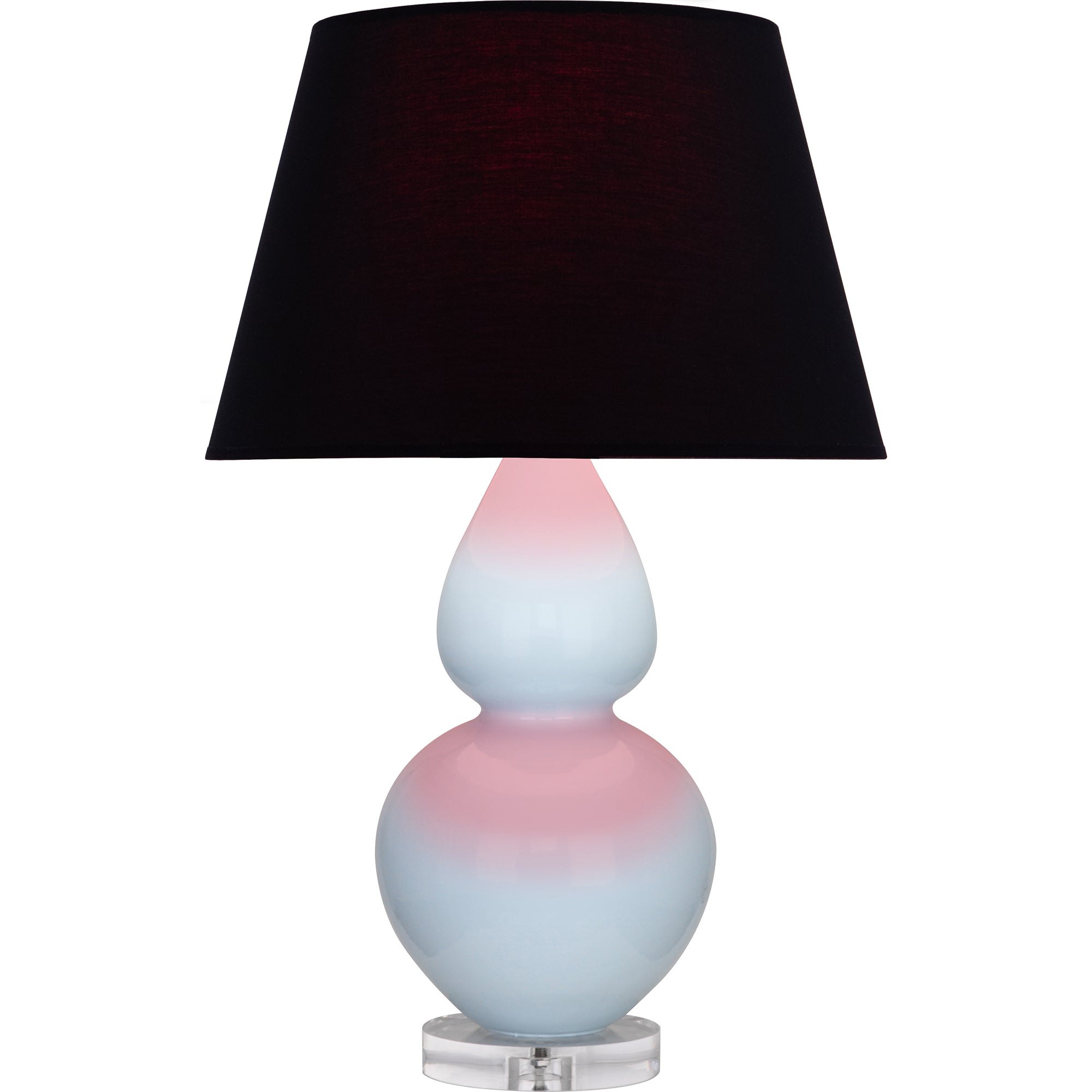 A676K | Baby Blue Double Gourd Table Lamp