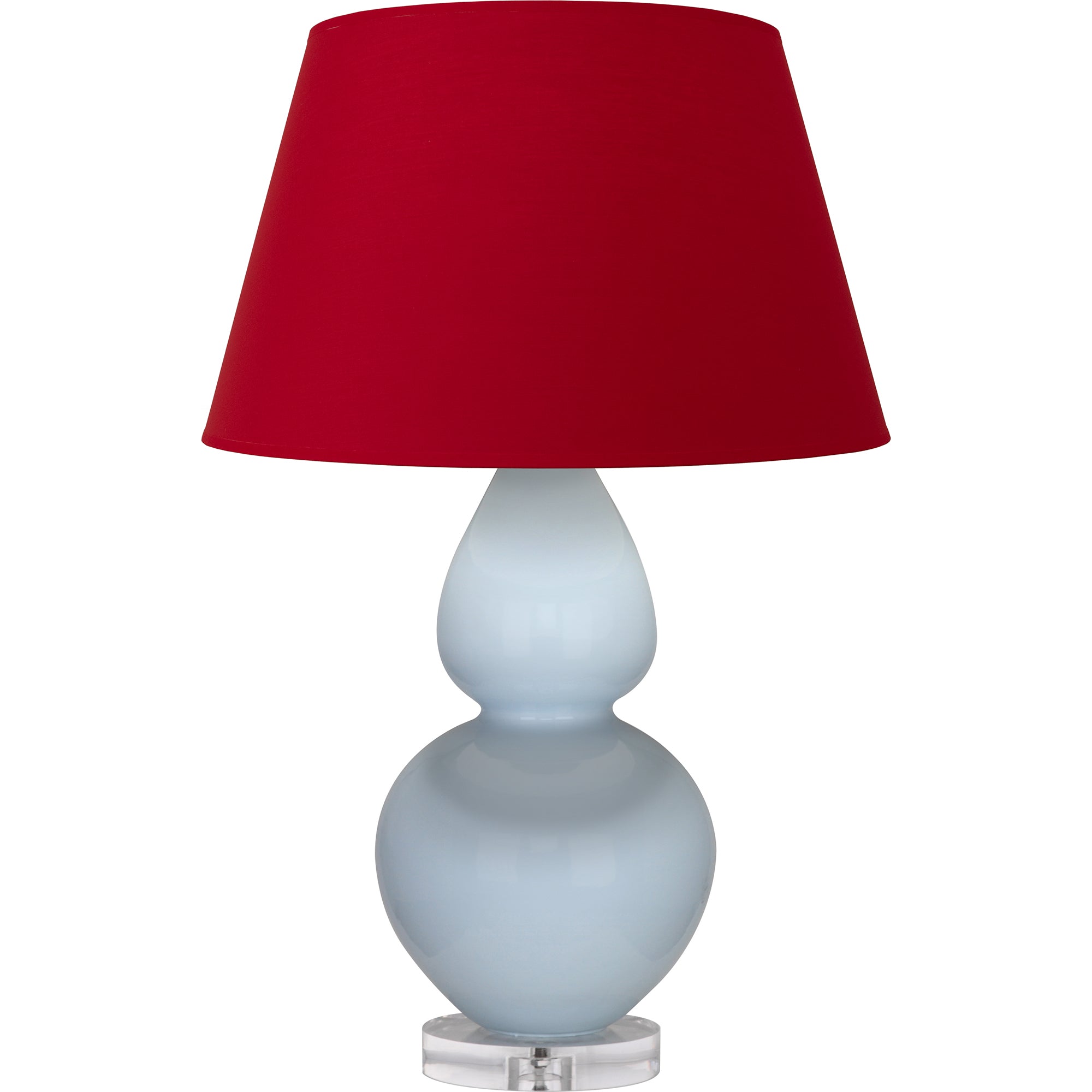 A676R | Baby Blue Double Gourd Table Lamp