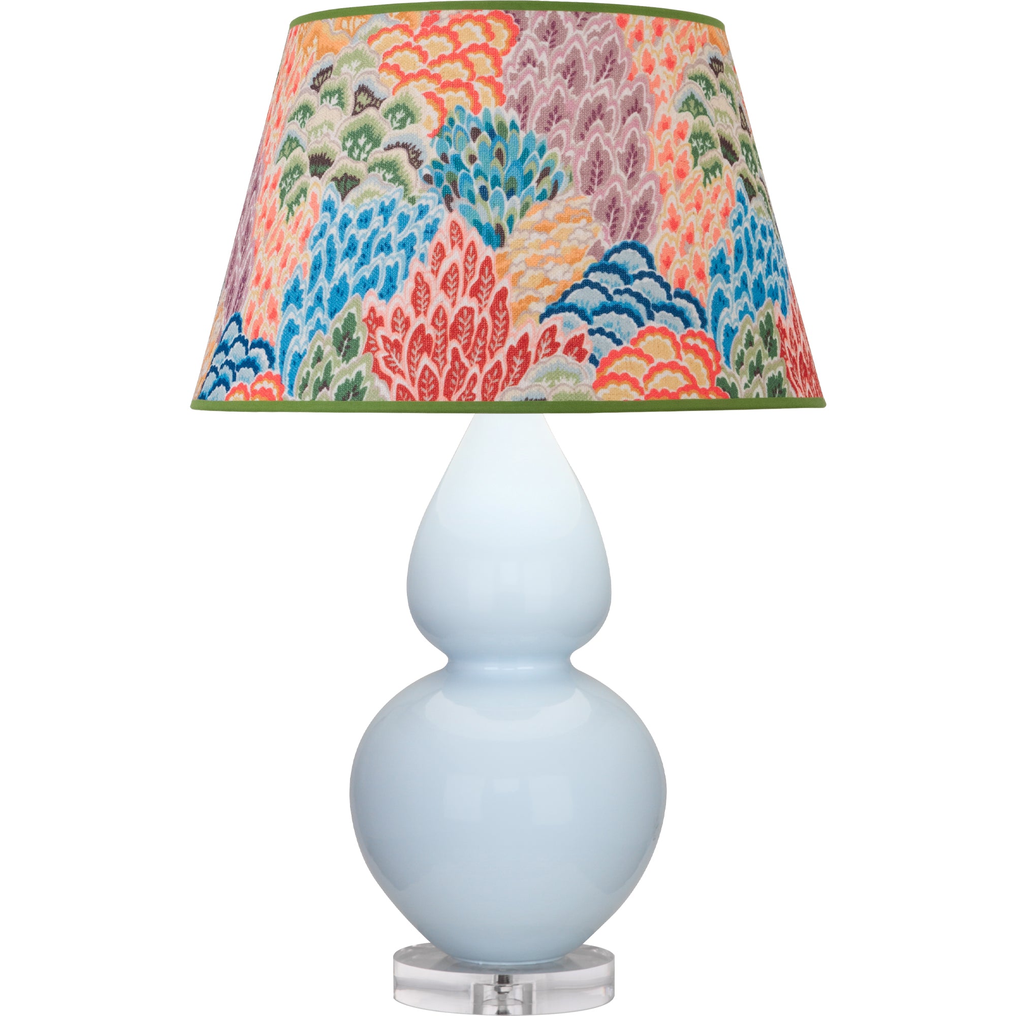 A676S | Baby Blue Double Gourd Table Lamp
