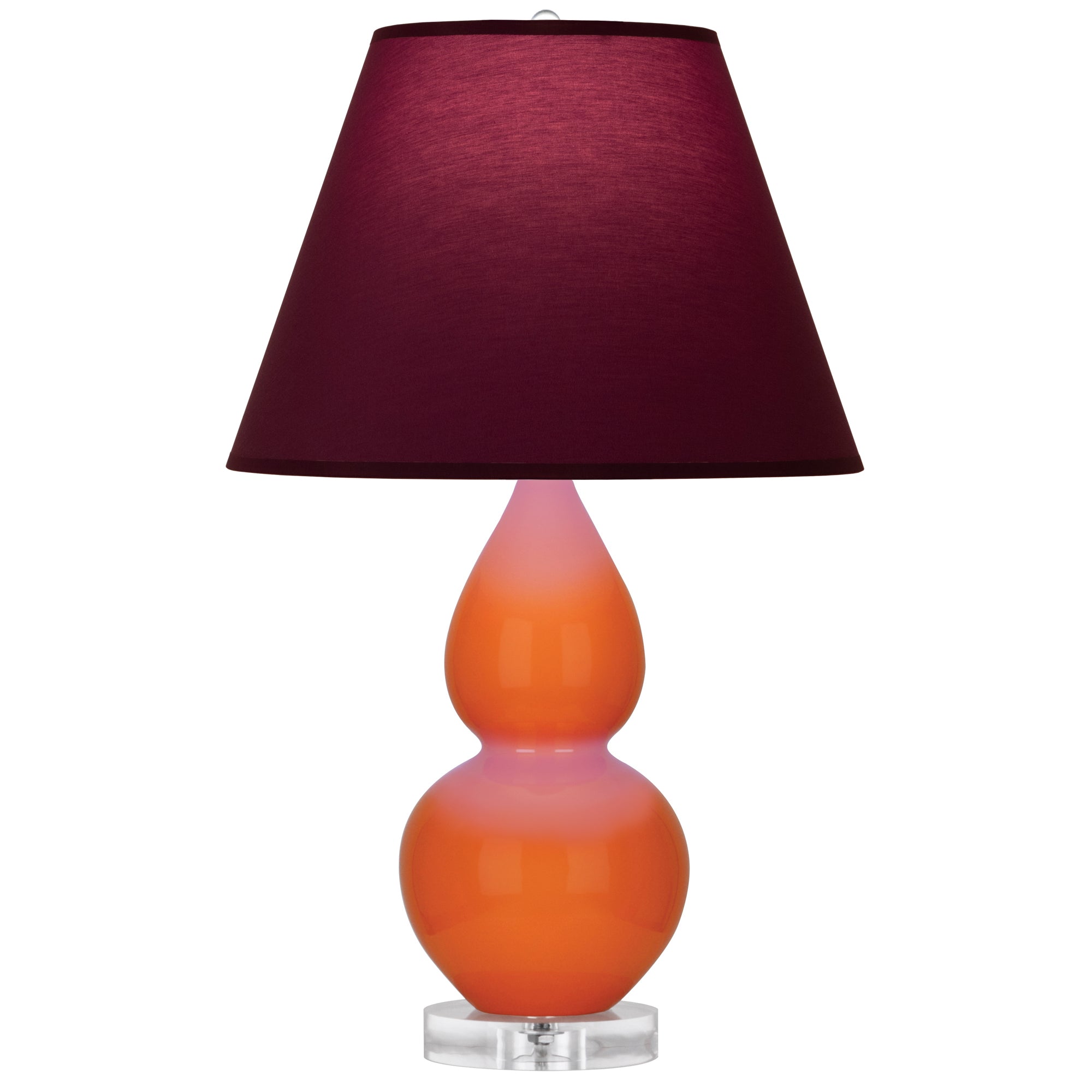 A695P | Pumpkin Small Double Gourd Accent Lamp