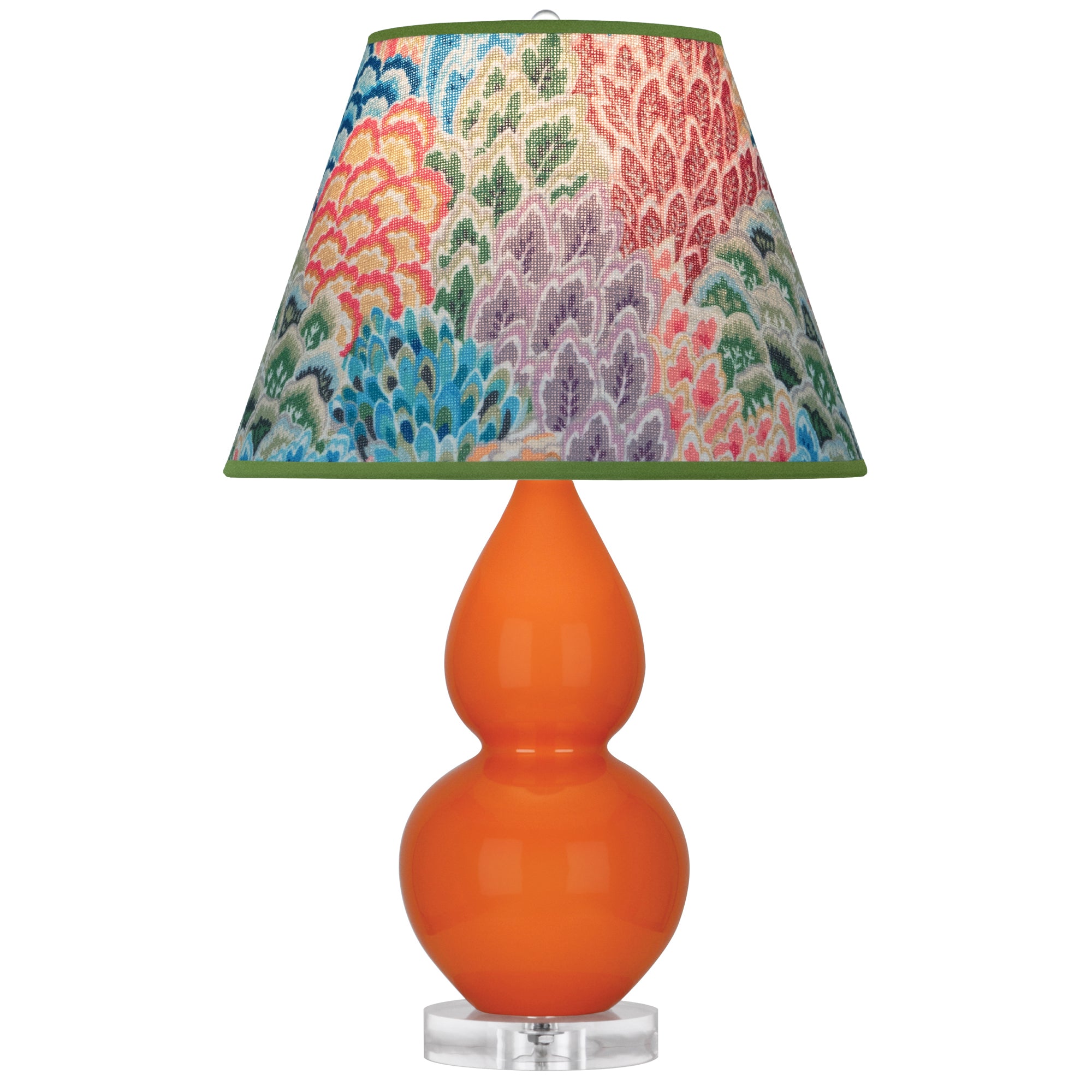 A695S | Pumpkin Small Double Gourd Accent Lamp