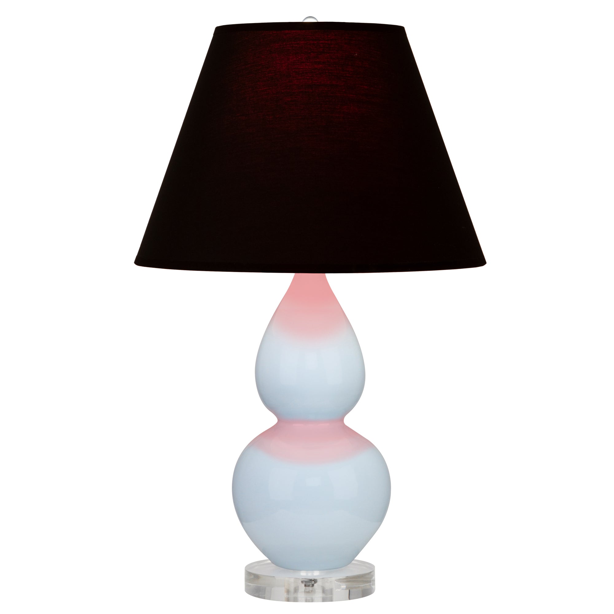 A696K | Baby Blue Small Double Gourd Accent Lamp