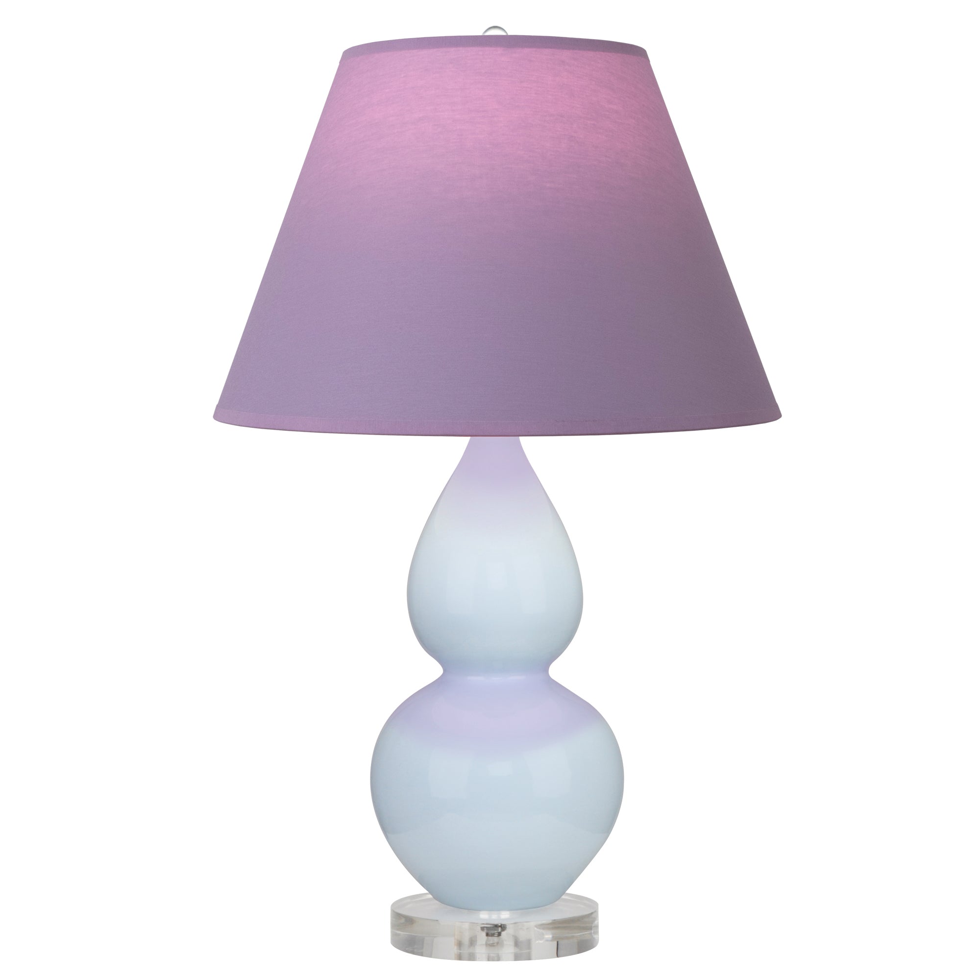 A696L | Baby Blue Small Double Gourd Accent Lamp