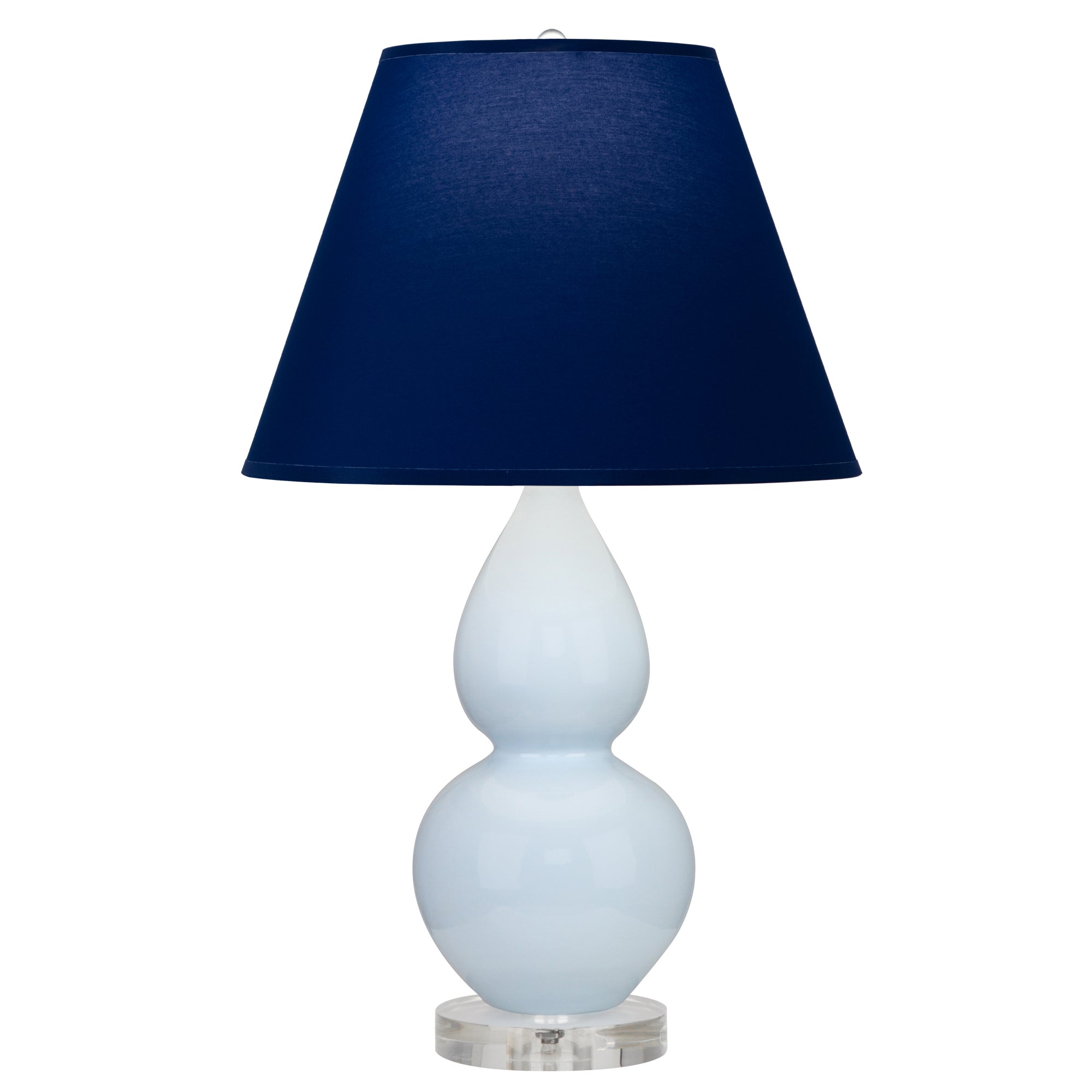 A696N | Baby Blue Small Double Gourd Accent Lamp