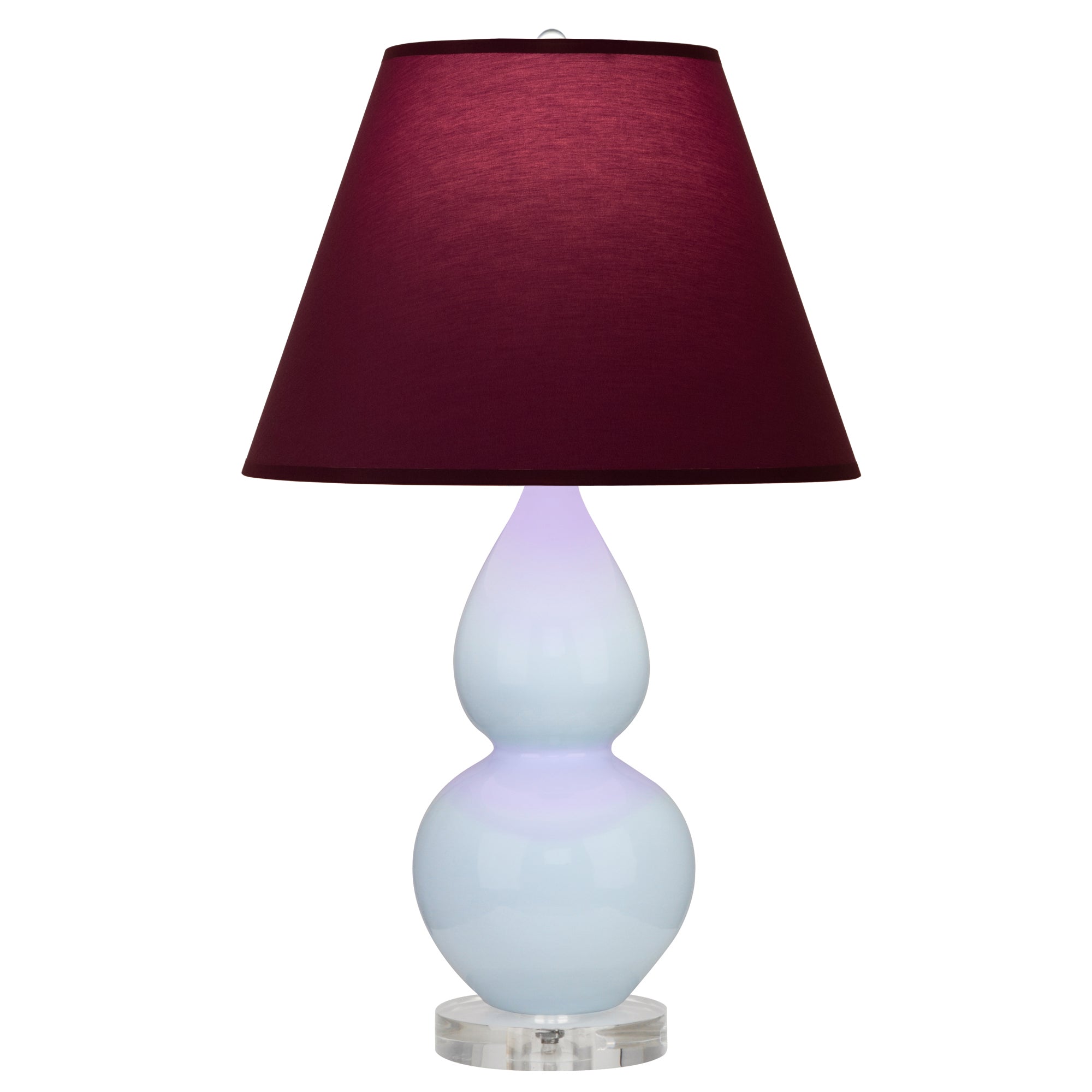 A696P | Baby Blue Small Double Gourd Accent Lamp