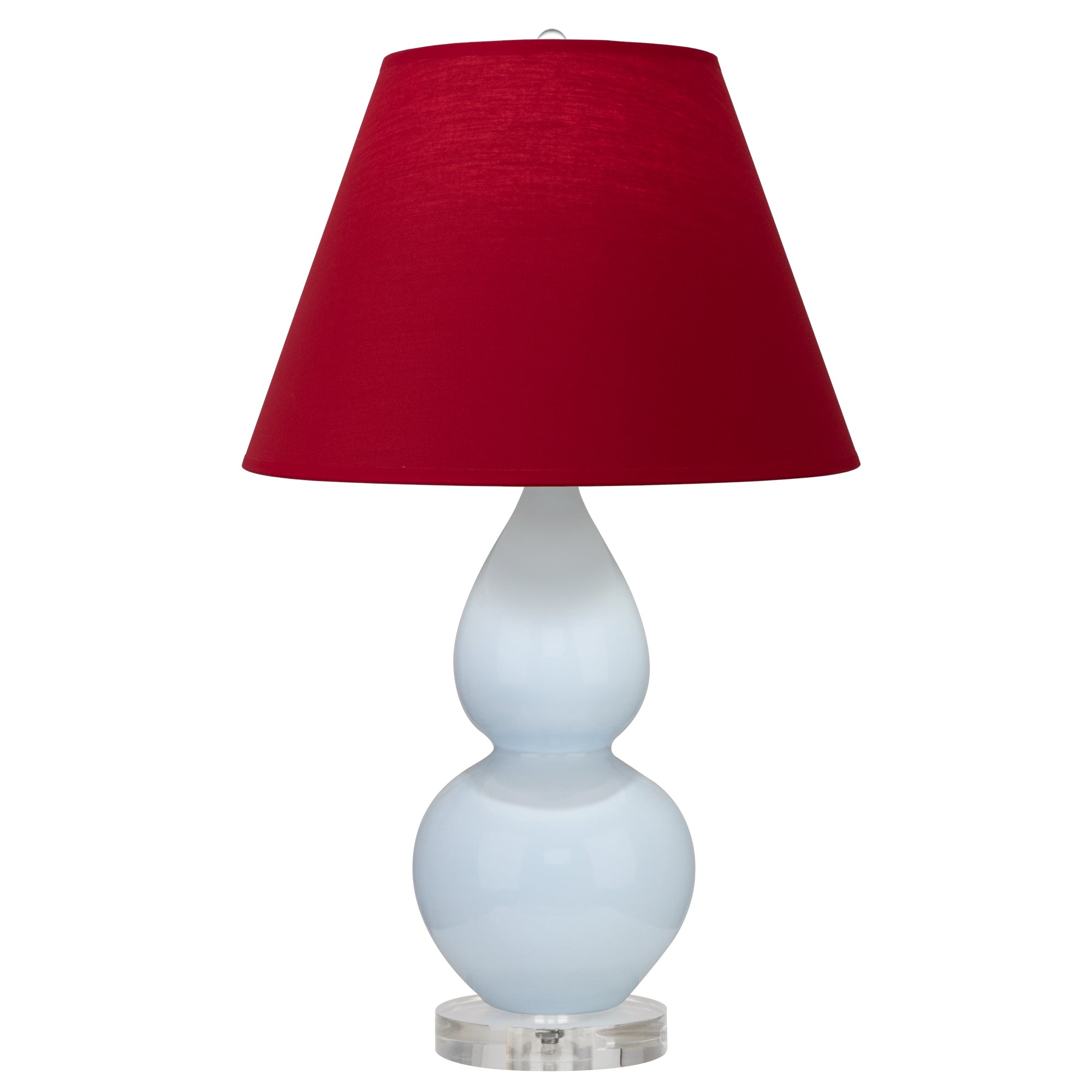 A696R | Baby Blue Small Double Gourd Accent Lamp