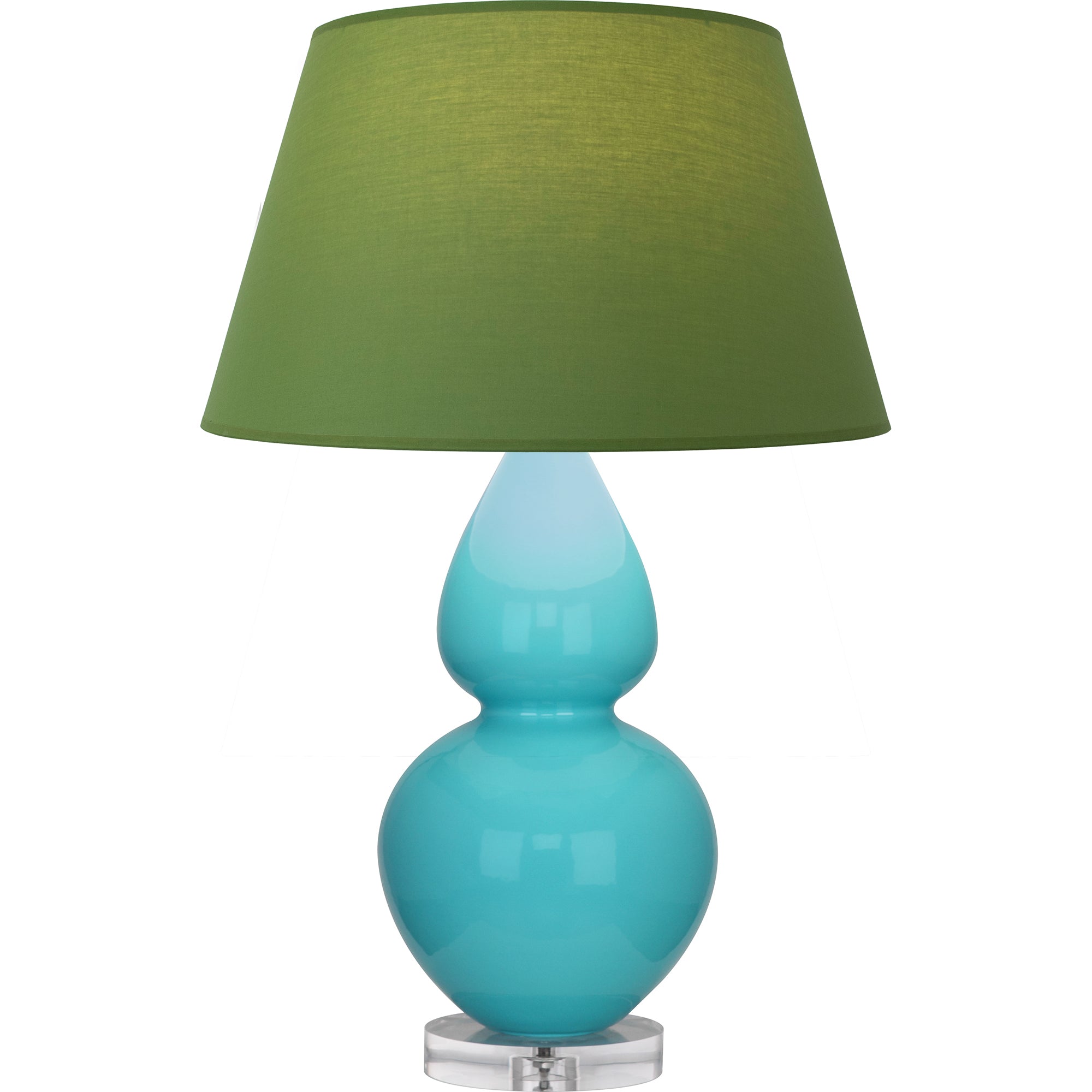 A741G | Egg Blue Double Gourd Table Lamp