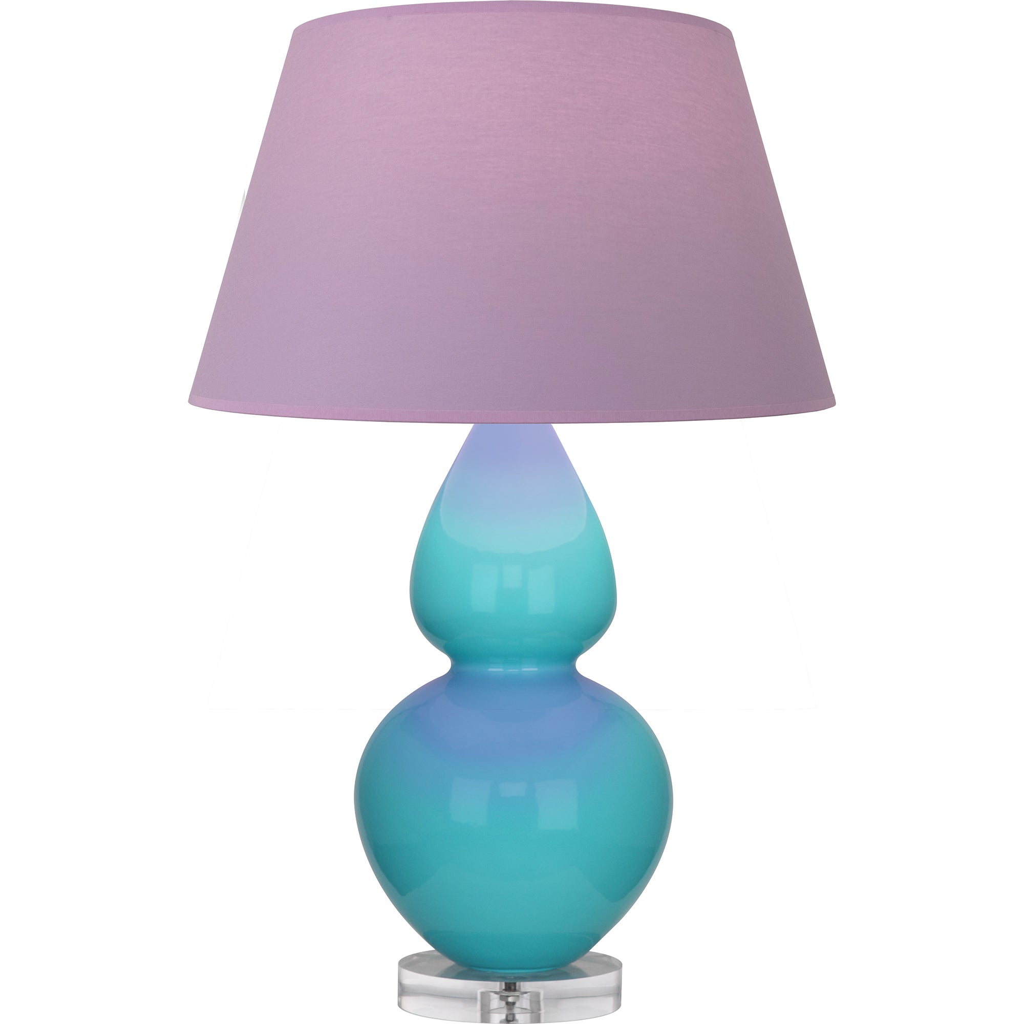 A741L | Egg Blue Double Gourd Table Lamp